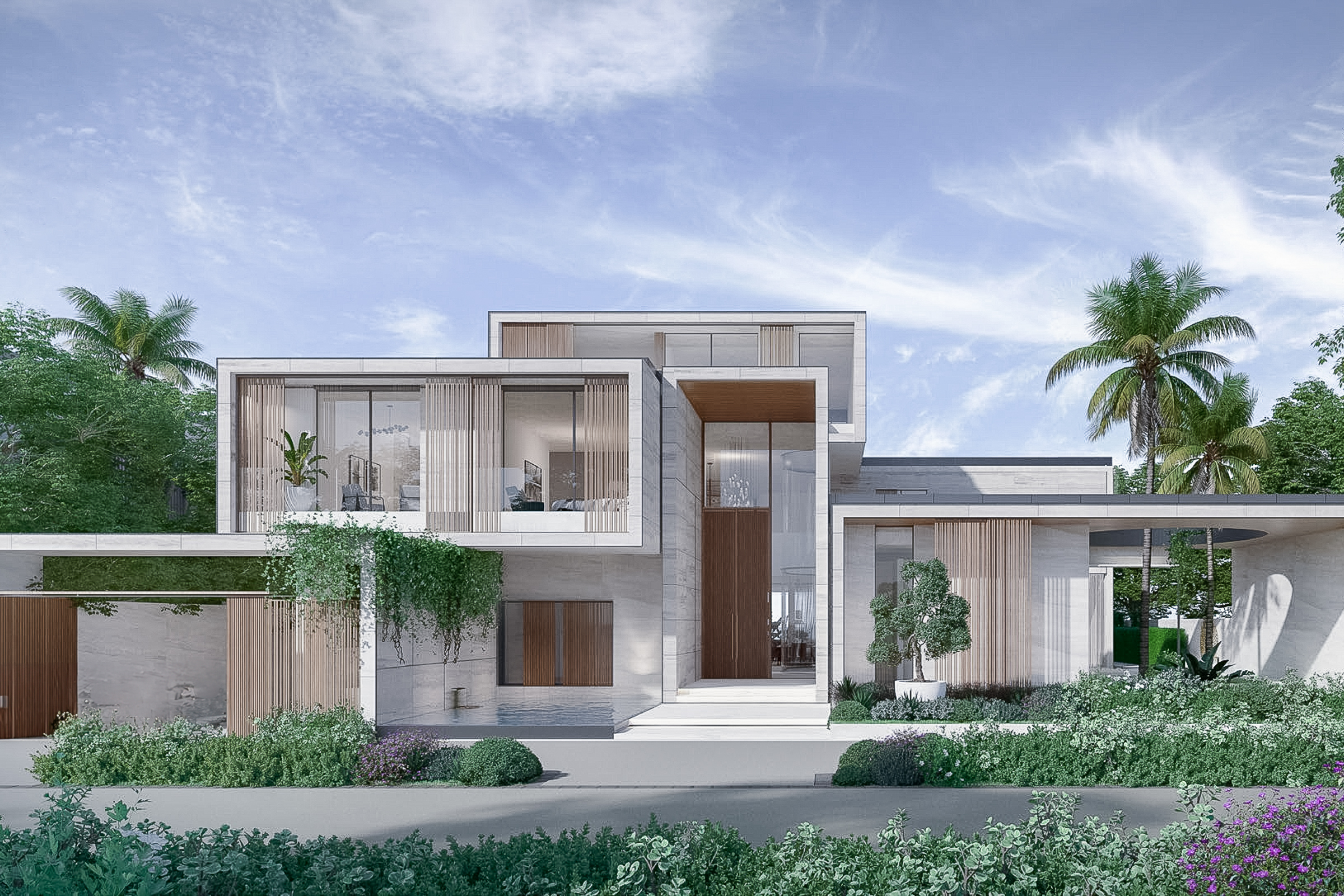  Contemporary Waterfront Villa in Tilal Al Ghaf - 物件實景