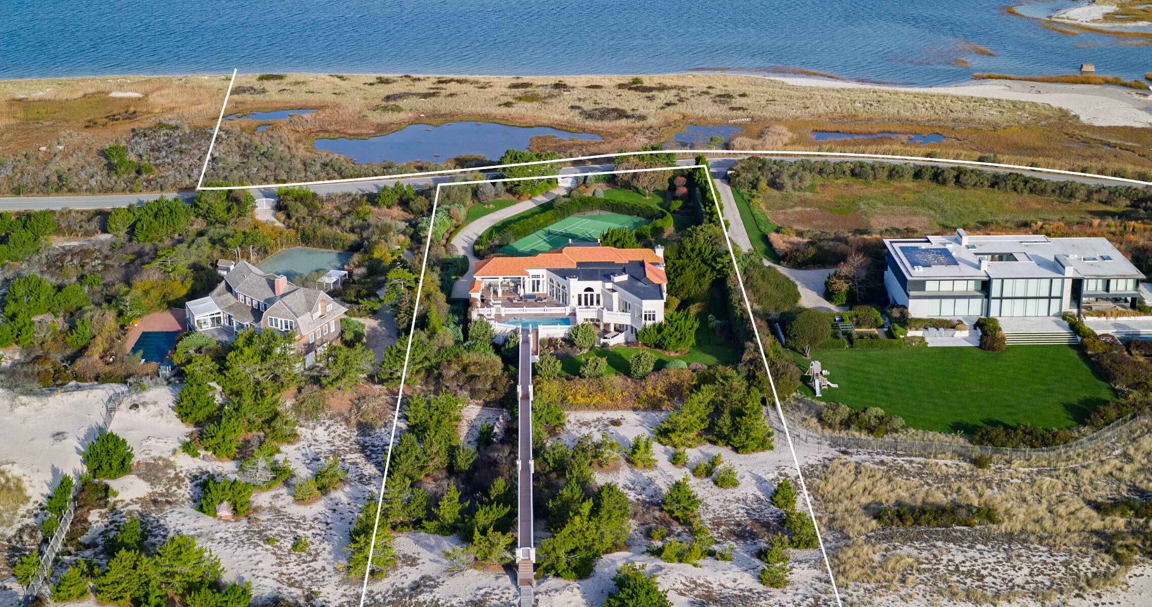  Stunning Bay-to-Oceanfront Estate on Meadow Lane - 物件實景