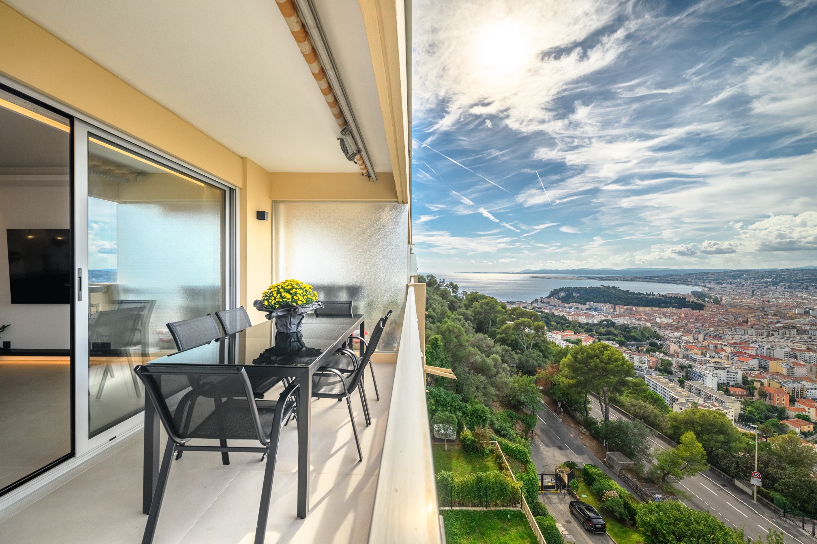  Nice Mont Boron, top floor apartment with panoramic sea view, terrace and garage - 物件實景
