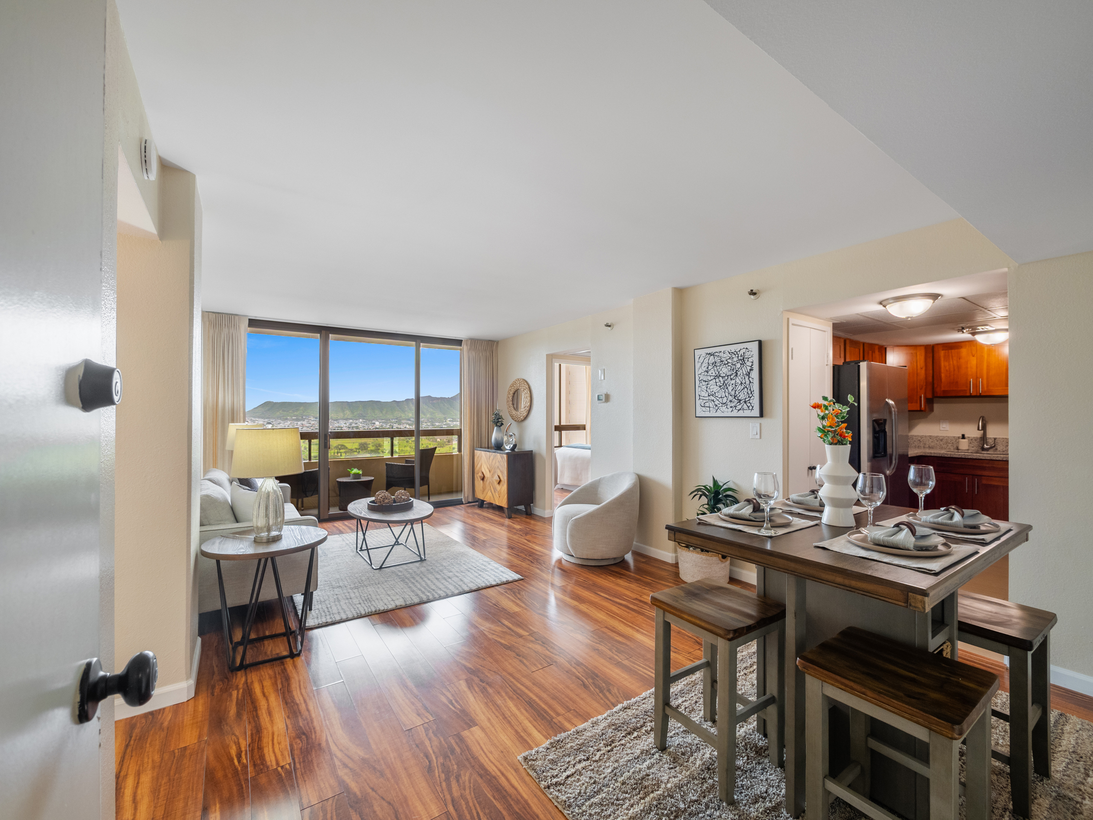  Iolani Court Plaza, City, Diamond Head, Mountain, Ocean, Sunrise views - 物件實景