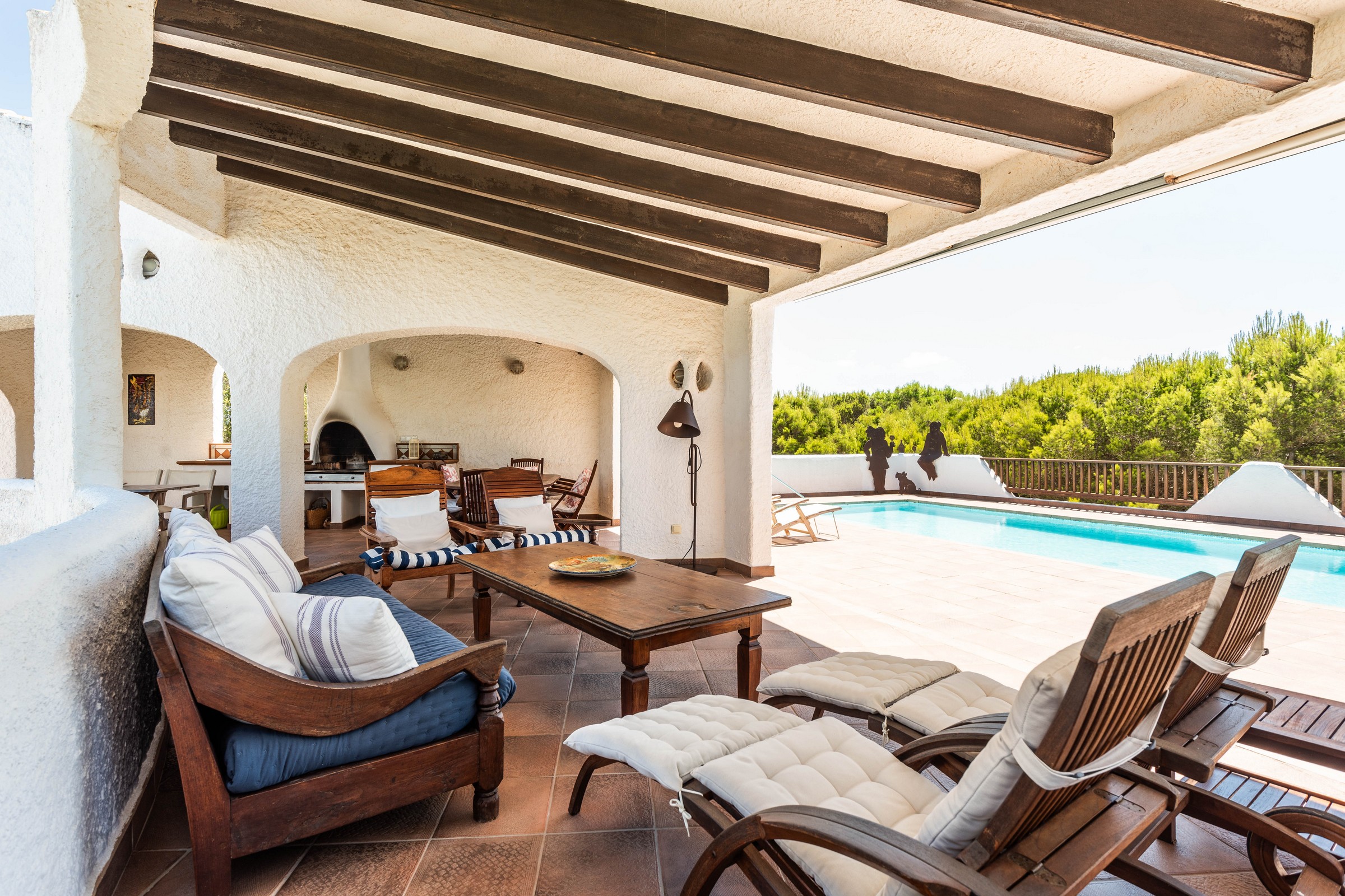  Villa with pool, garden, and sea views on the Costa de Cala Morell - 物件實景