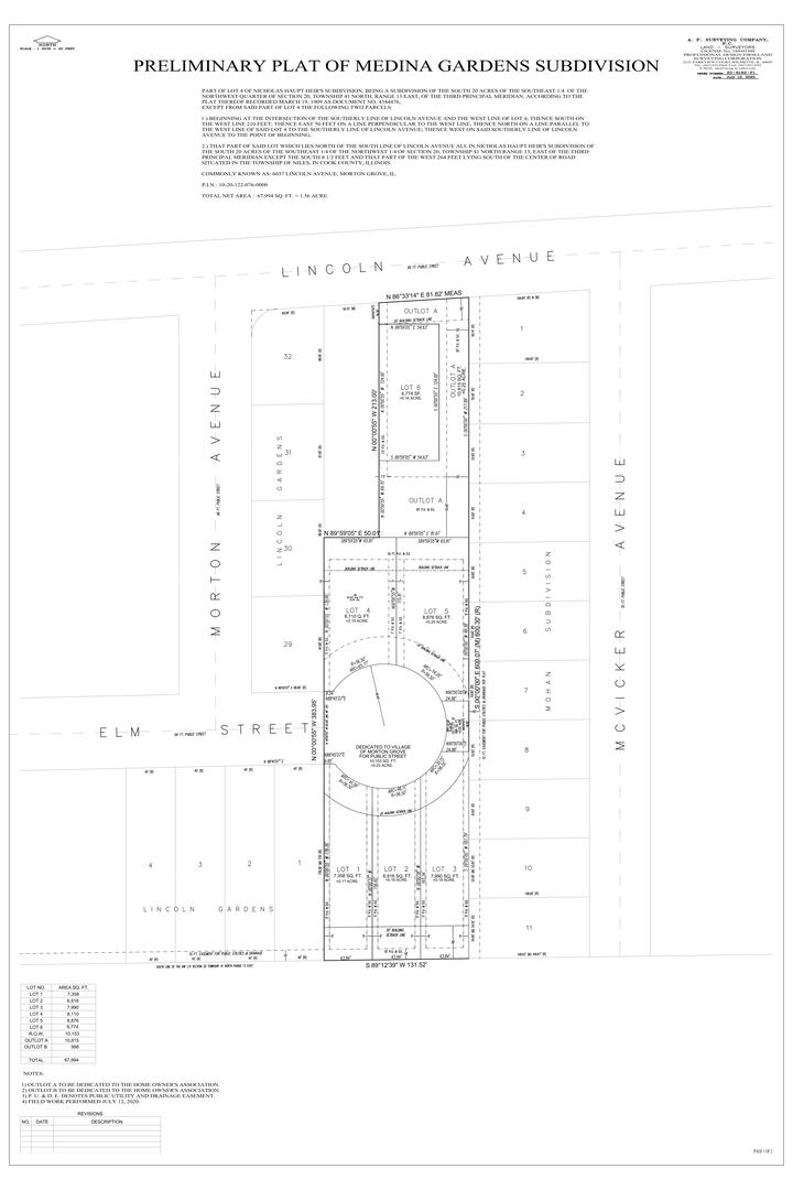 Morton Grove, Illinois, 60053, United States, ,Land,For Sale,1827538