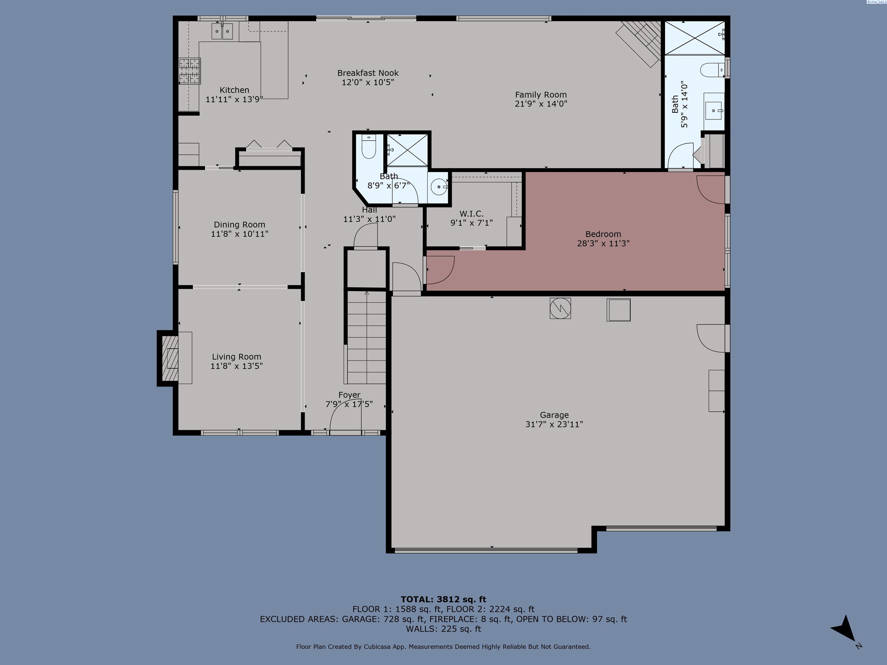 Richland, Washington, 99354, United States, 5 Bedrooms Bedrooms, ,2 BathroomsBathrooms,Residential,For Sale,1925310