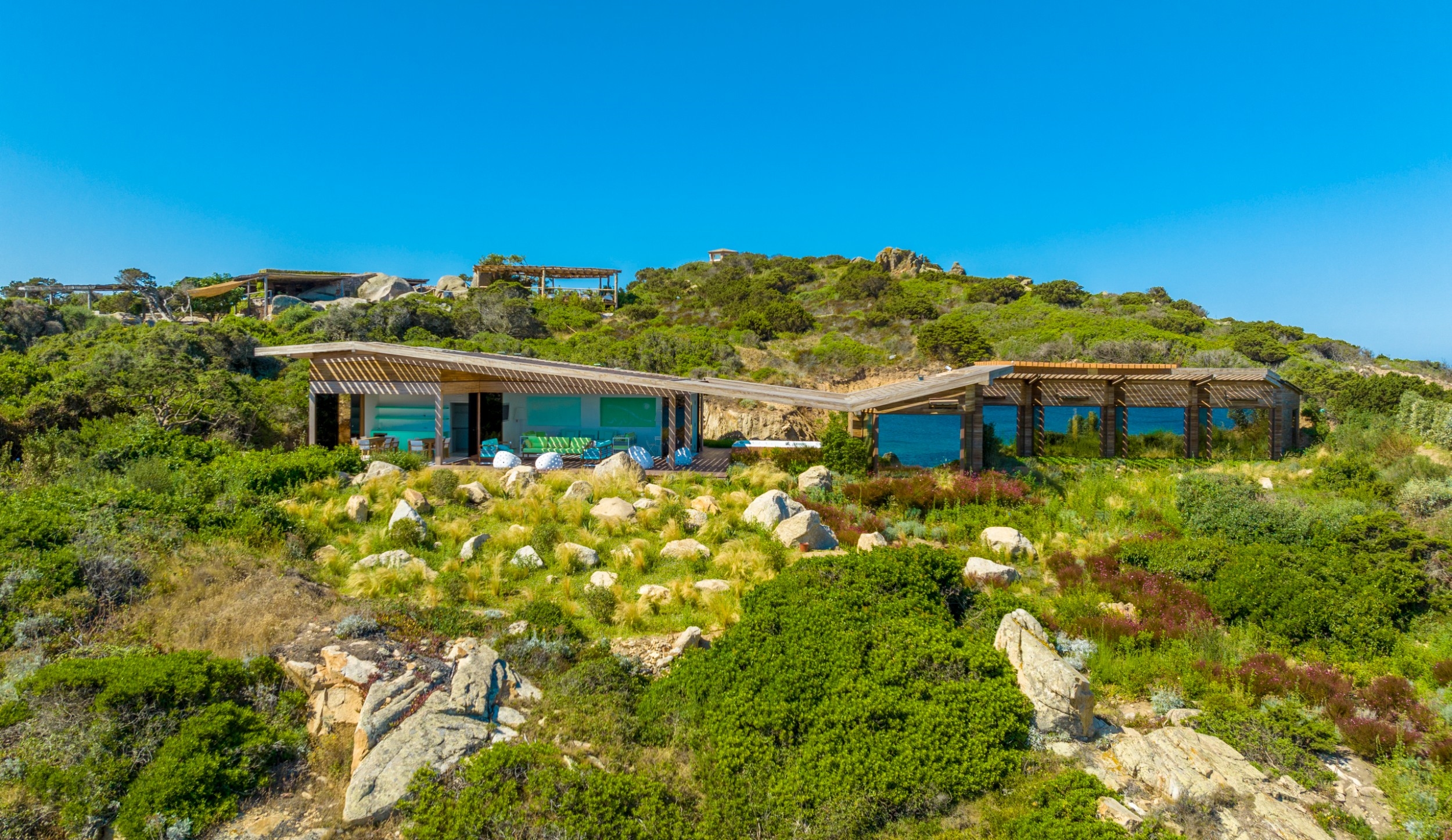  FOR SALE : Exceptional contemporary property - Panoramic sea view - Cavallo isl… - 物件實景