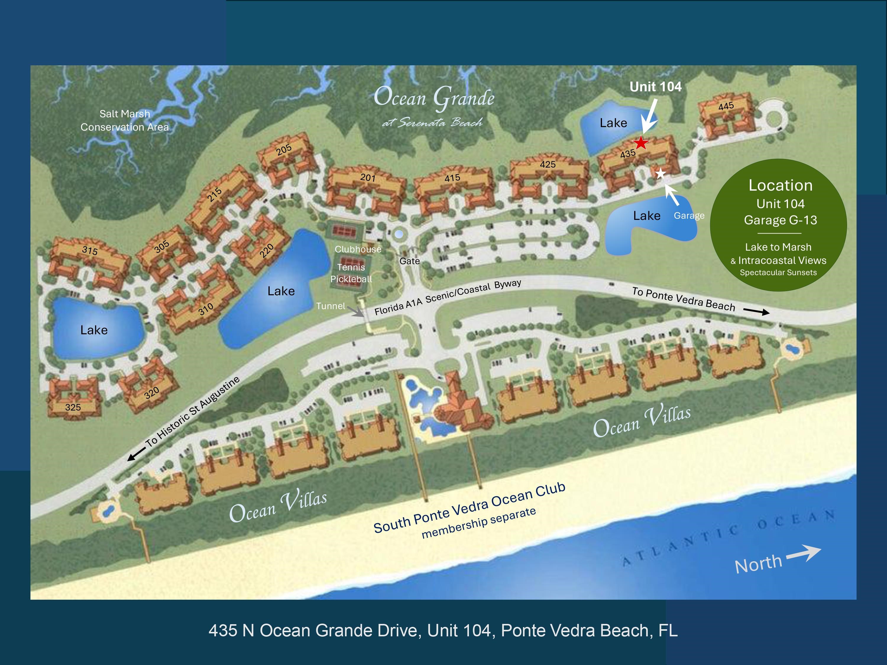 435 N Ocean Grande Dr, 104, Ponte Vedra Beach, Florida, 32082, United States, 3 Bedrooms Bedrooms, ,3 BathroomsBathrooms,Residential,For Sale,435 N Ocean Grande Dr , 104,1643038