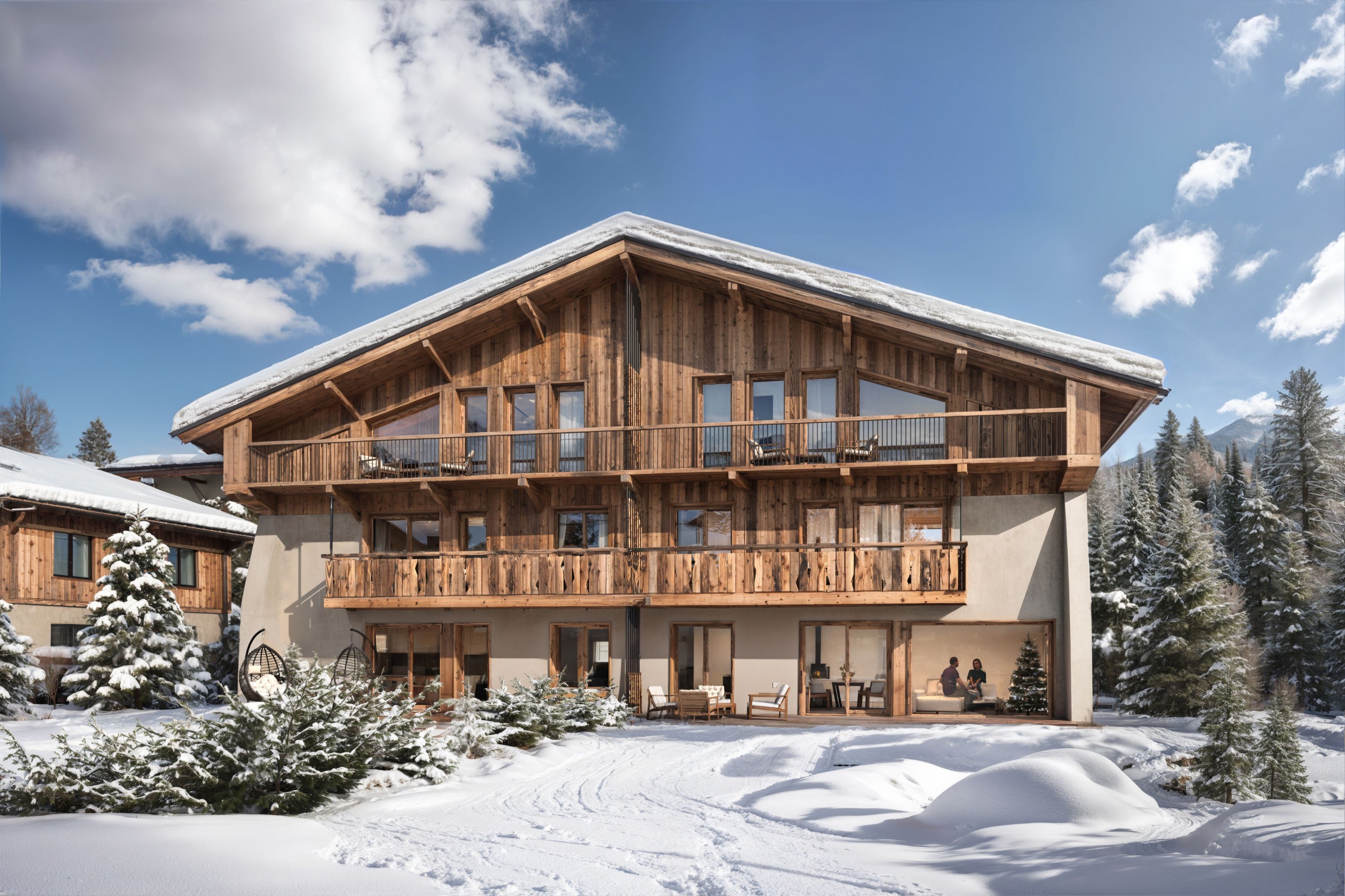  Apartment 101 Zen Haven - New residence close to the center of Megève - 物件實景