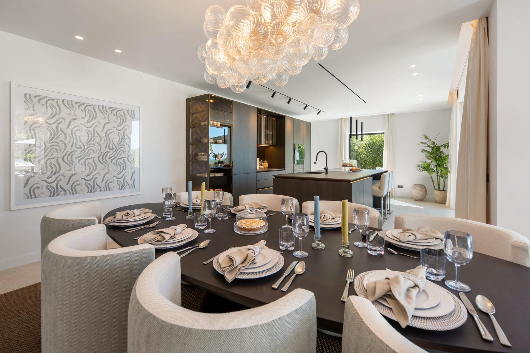  Contemporary Mediterranean villa with sea views in La Quinta - 物件實景