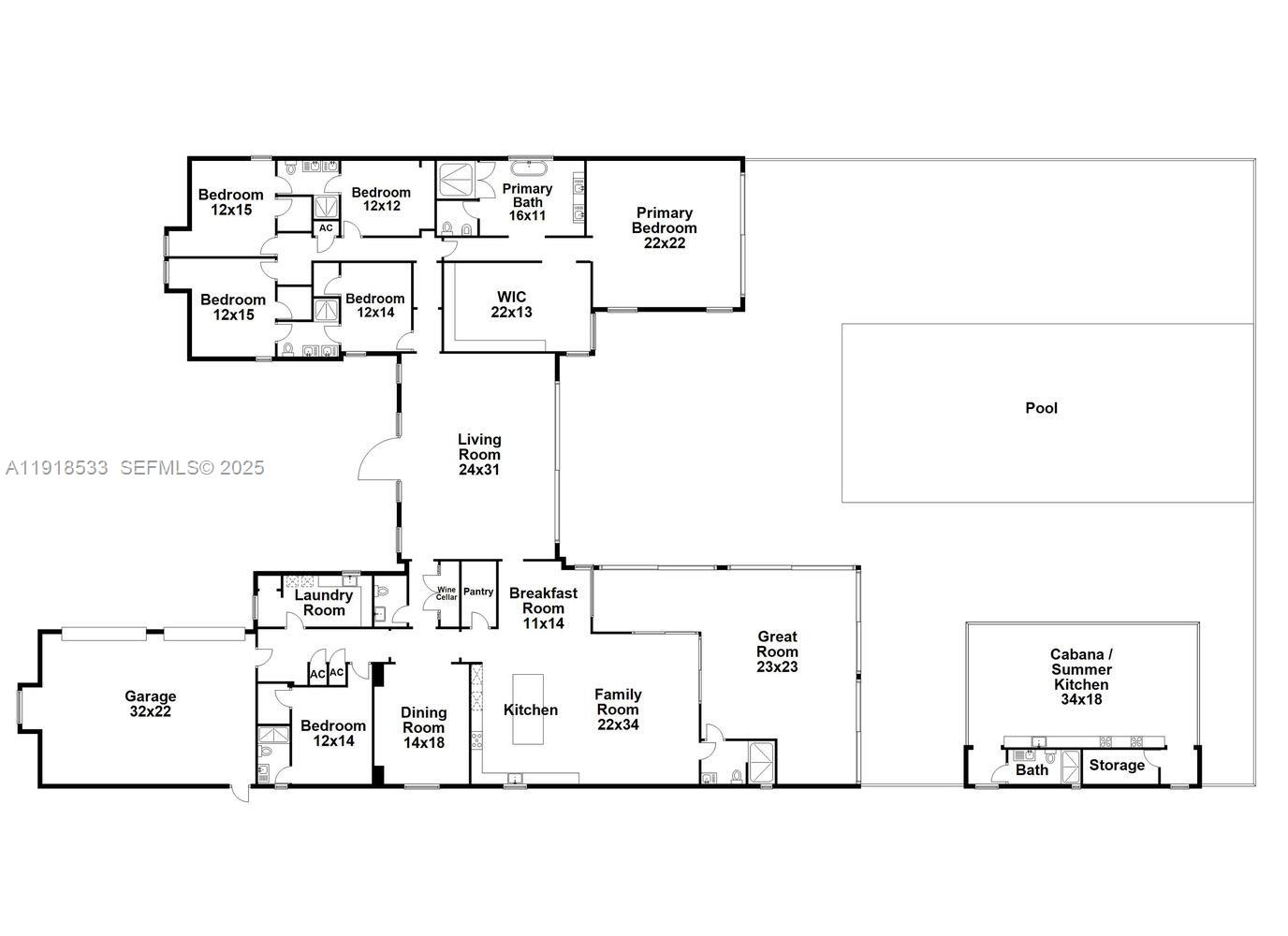 Miami, Florida, 33173, United States, 6 Bedrooms Bedrooms, ,7 BathroomsBathrooms,Residential,For Sale,2001798