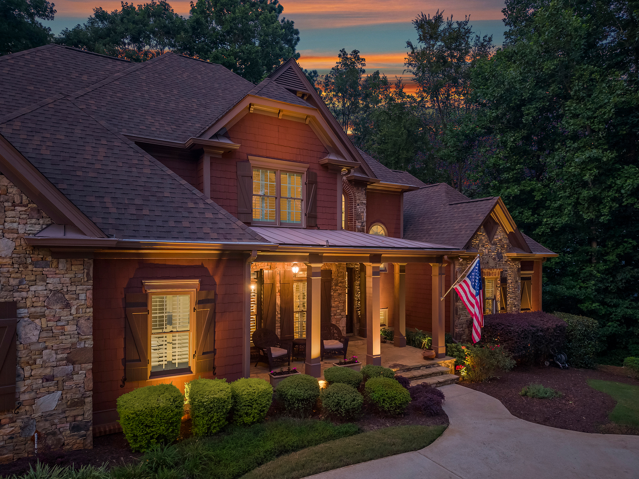  Timeless Craftsman Luxury with Unmatched Privacy in West Cobb - 物件實景