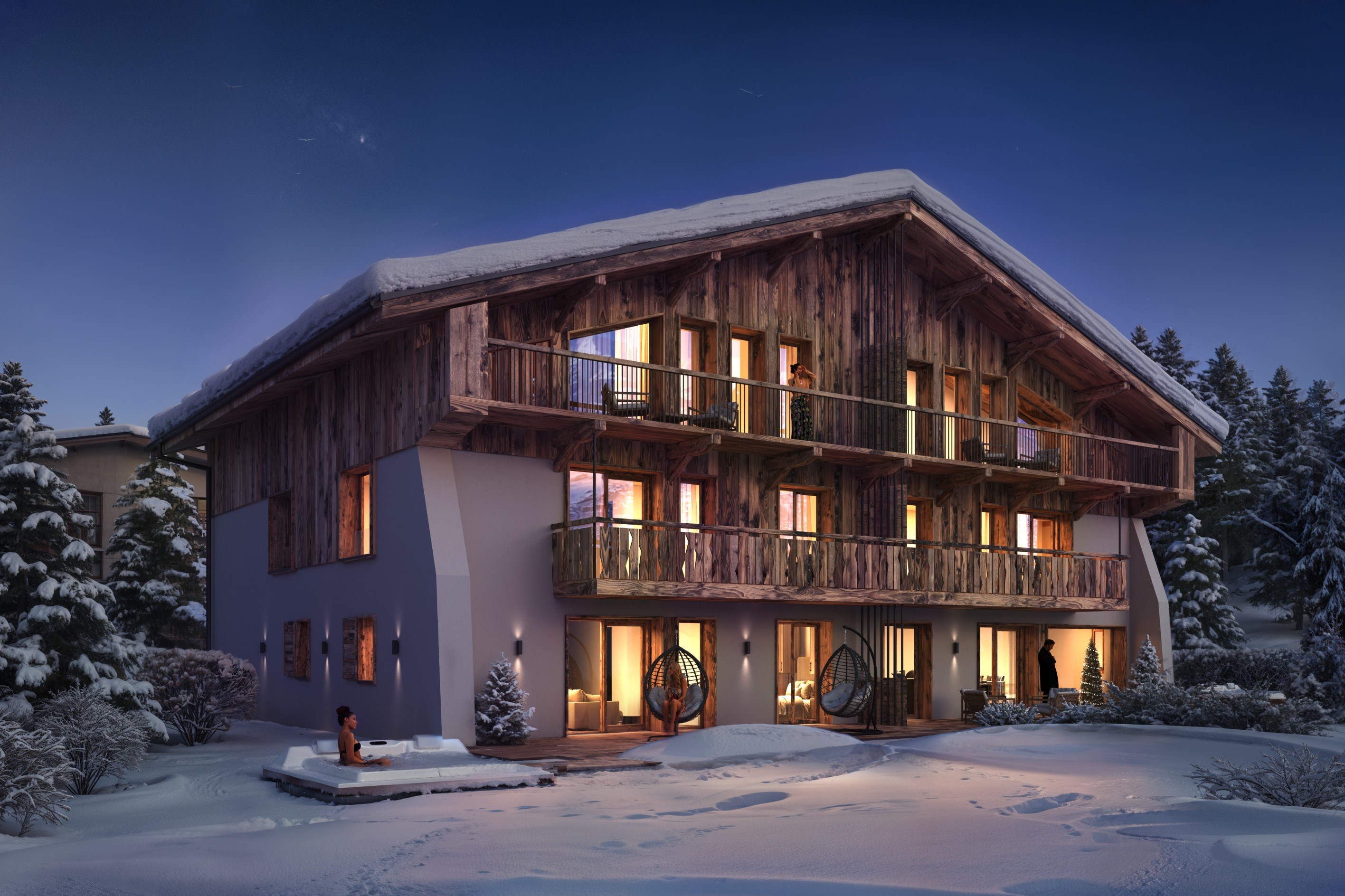  Apartment 201 Zen Haven - New residence close to the center of Megève - 物件實景