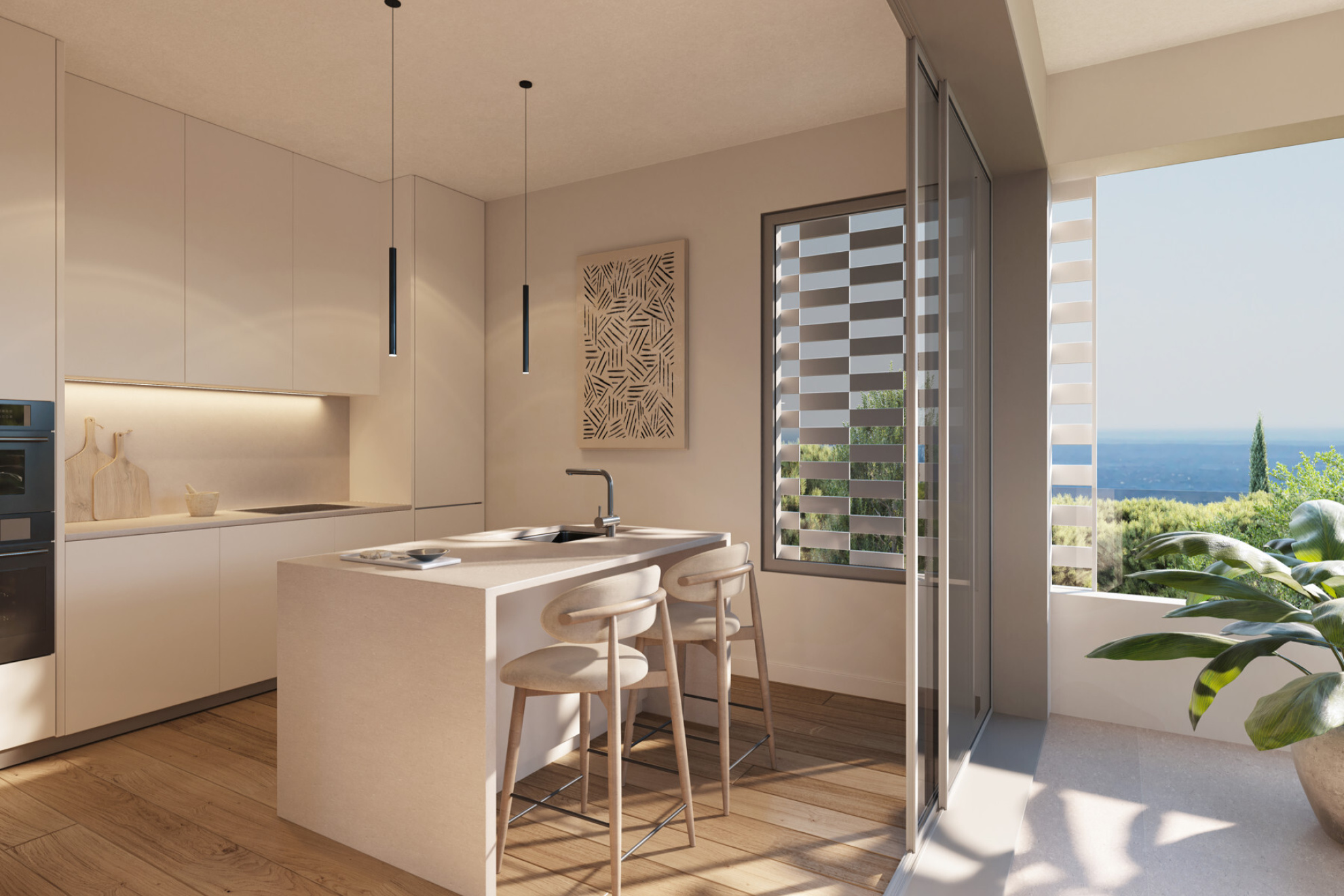  Newly built house with sea views in Caldes d
