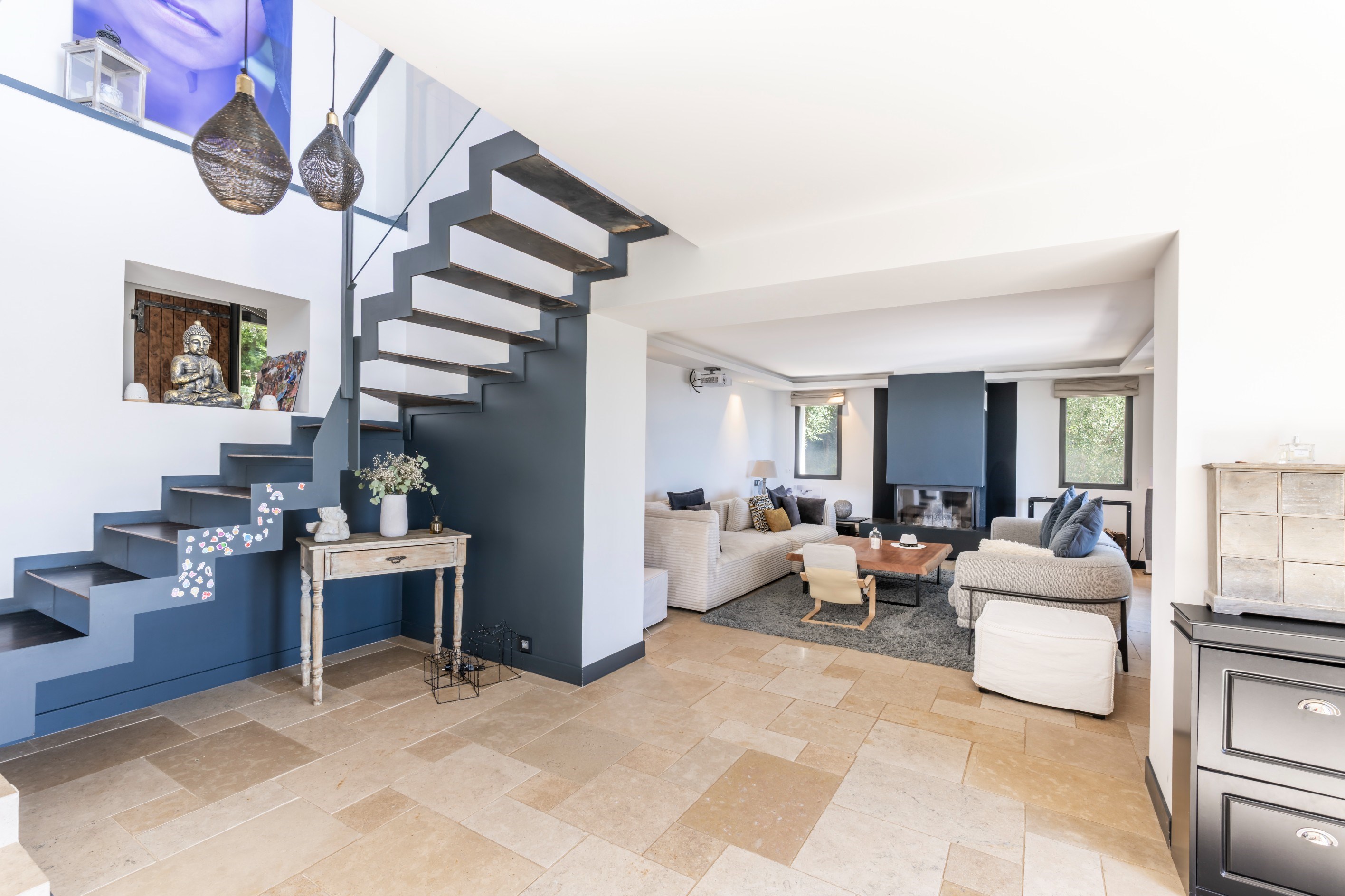  Le Tignet, renovated villa for sale with panoramic sea views, infinity pool and… - 物件實景