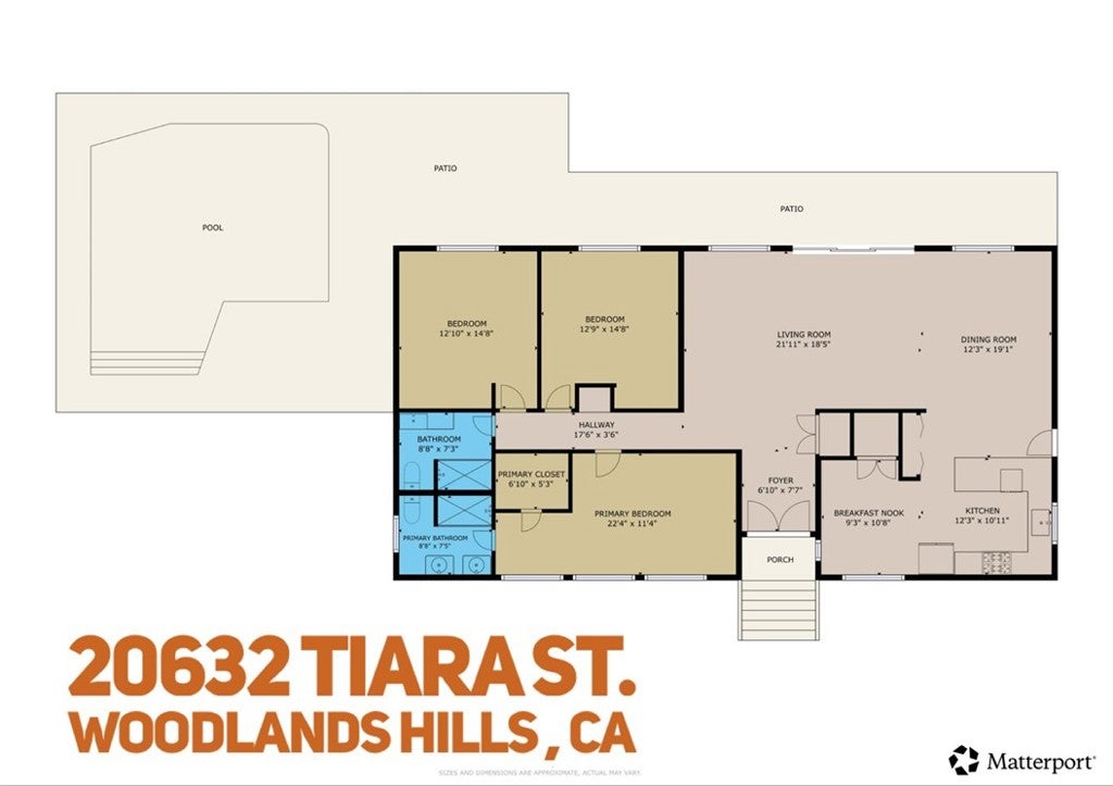 Woodland Hills, California, 91367, United States, 3 Bedrooms Bedrooms, ,2 BathroomsBathrooms,Residential,For Sale,1991959