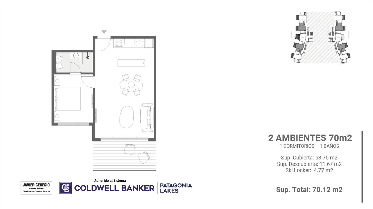VENTA UF NPH5 Duplex Premium Vista Al Lago - Terr, Villa La Angostura, AR-Q, AR, 2 Bedrooms Bedrooms, ,3 BathroomsBathrooms,Residential,For Sale,VENTA UF NPH5 Duplex Premium Vista Al Lago - Terr,1522162