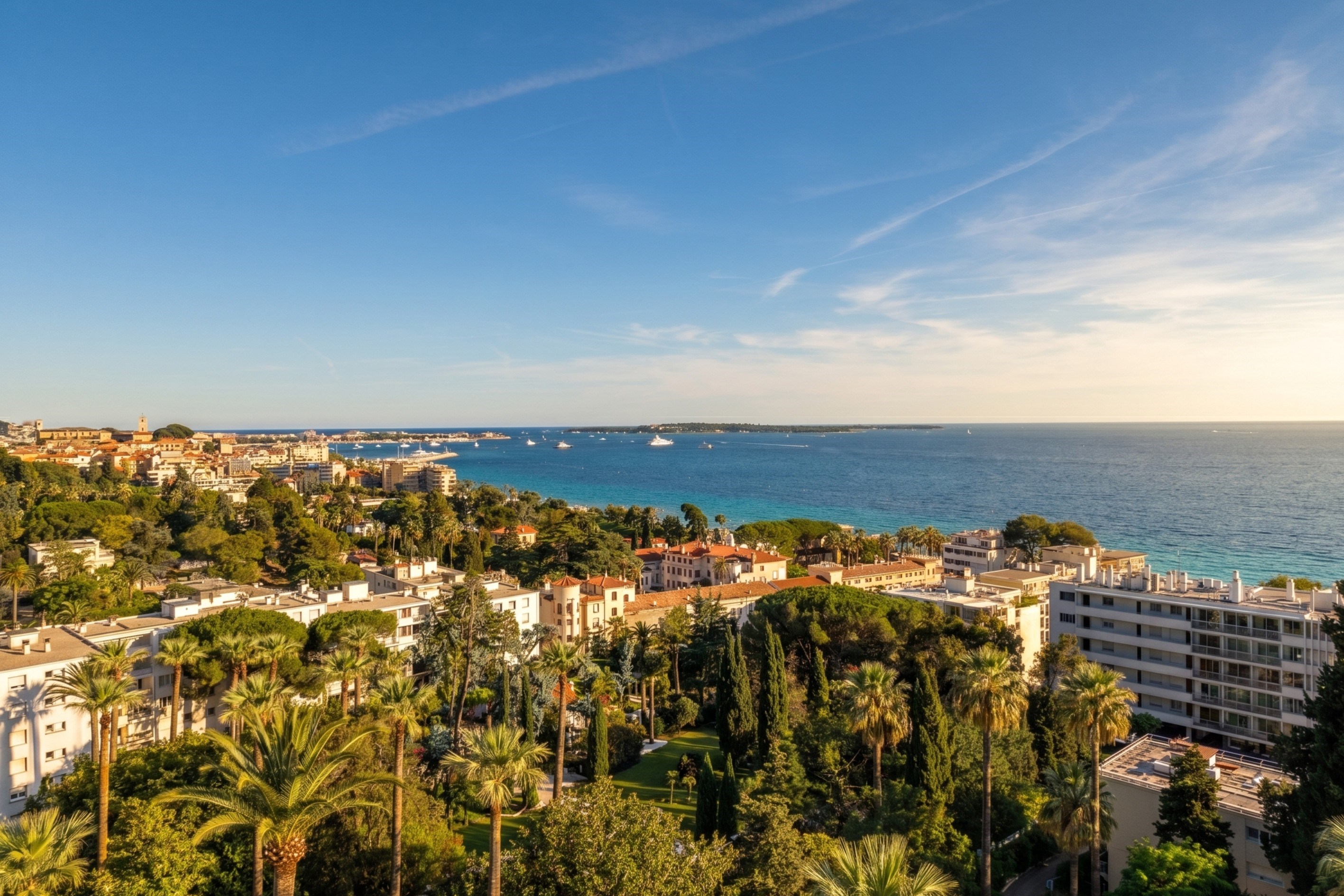  La Croix des Gardes: Penthouse with panoramic sea views and terraces in a histo… - 物件實景