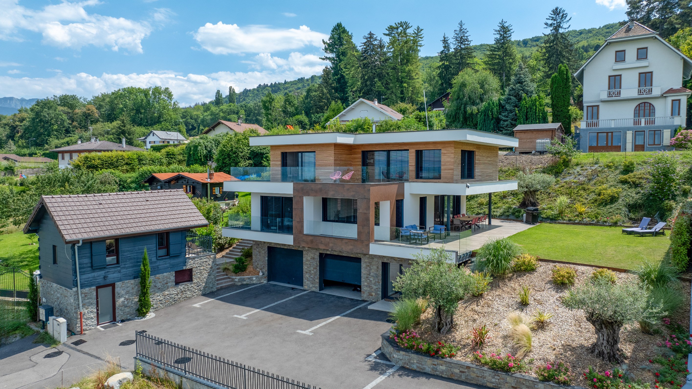  Contemporary Villa for Sale in Neuvecelle with Lake Views - 物件實景