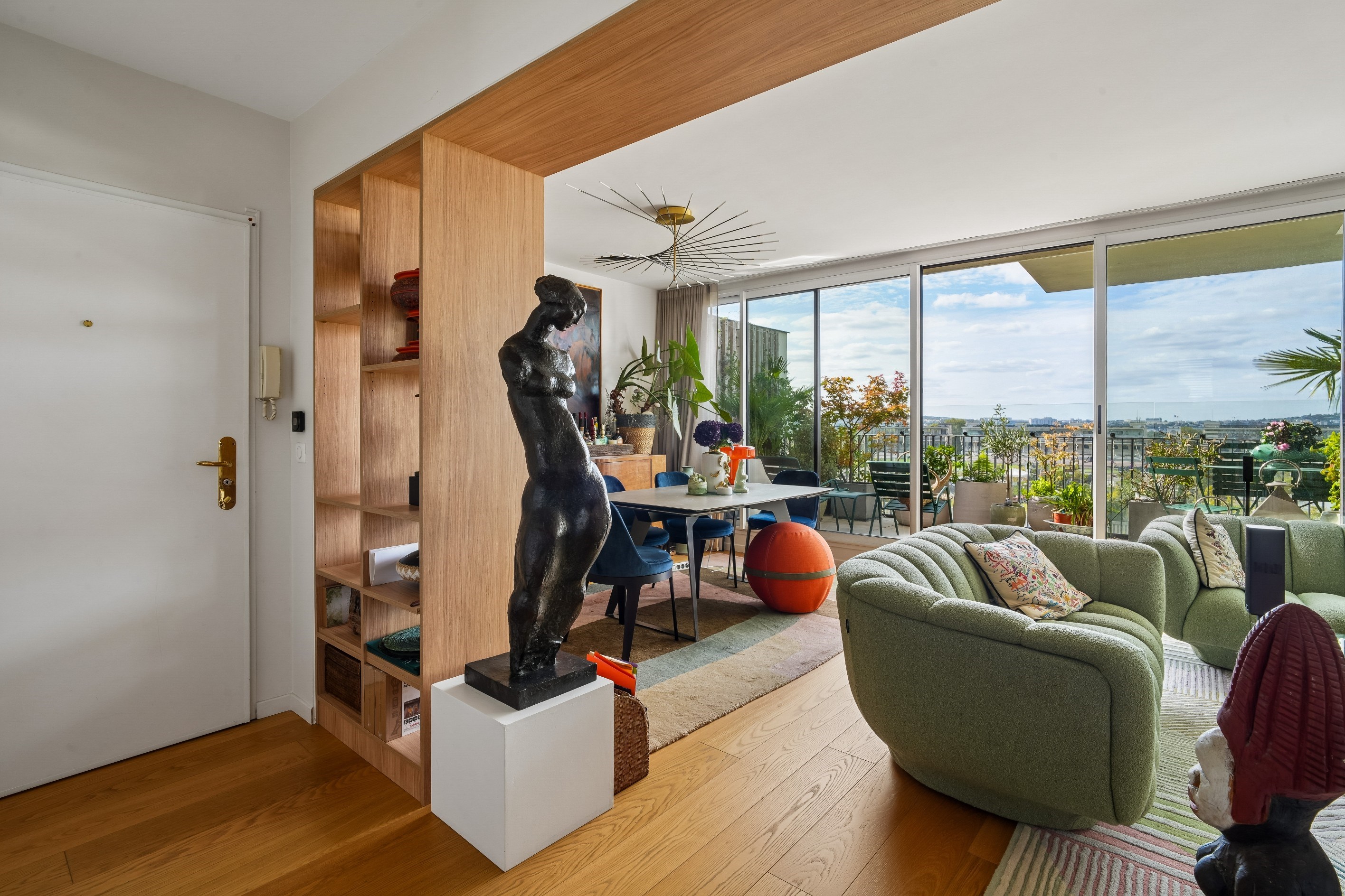  PARIS 16TH - TOP-FLOOR APARTMENT WITH TERRACE AND PANORAMIC VIEWS - 物件實景