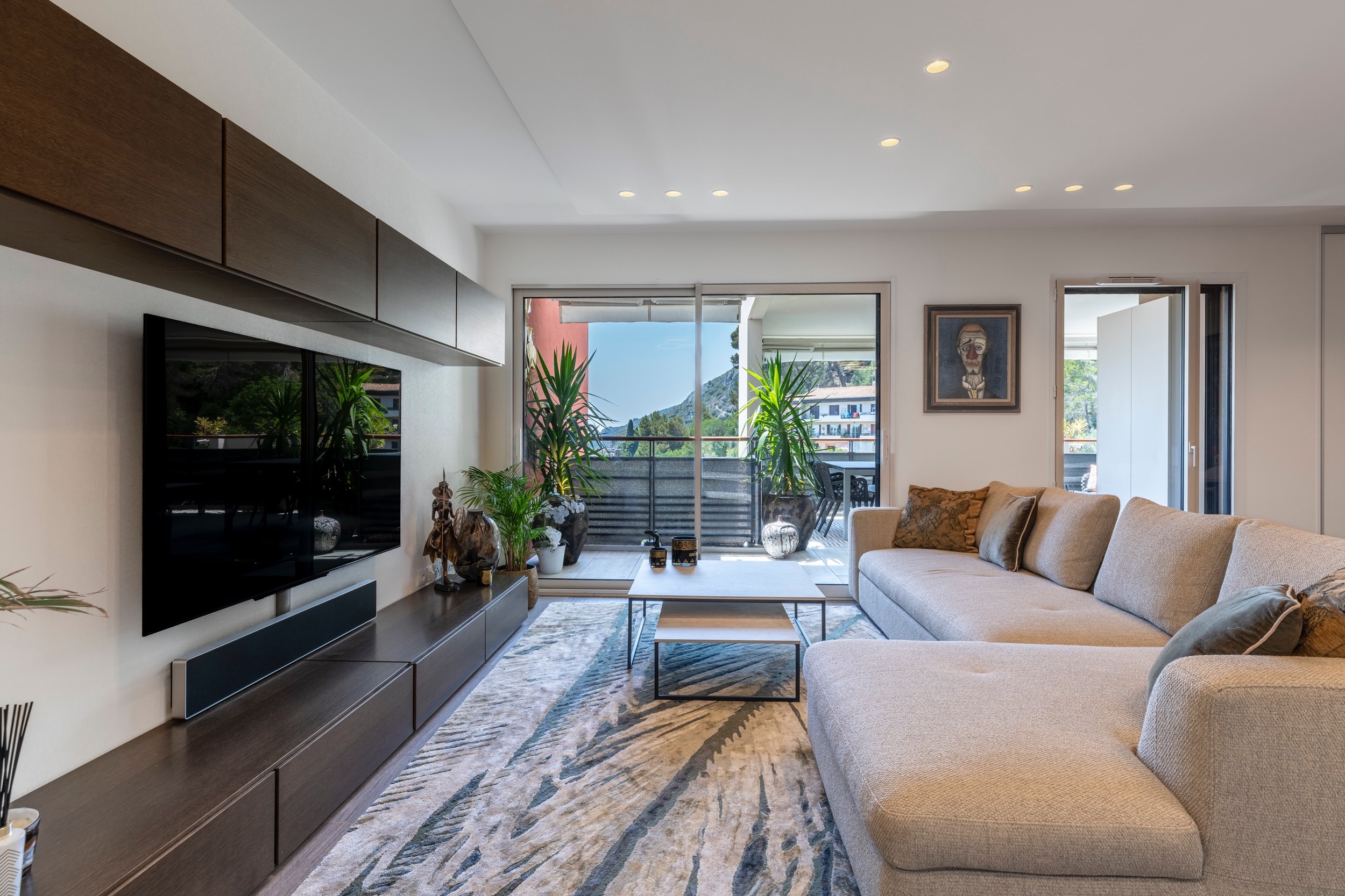  Luxury apartment with terrace, pool and sea glimpse for sale in Èze near Monaco - 物件實景