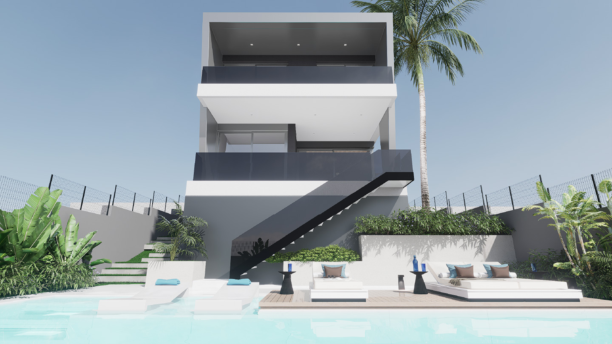  Design villa for new construction 8 minutes from Sitges. - 物件實景