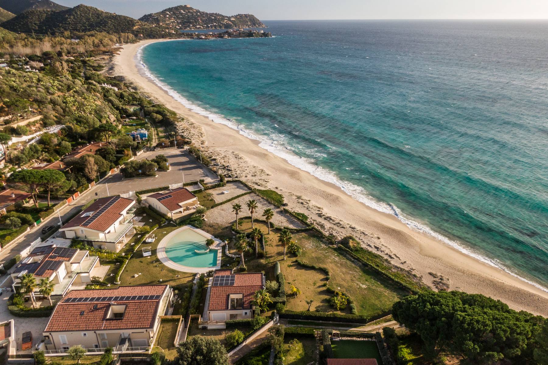 Modern house on the beautiful beach of Geremeas 
