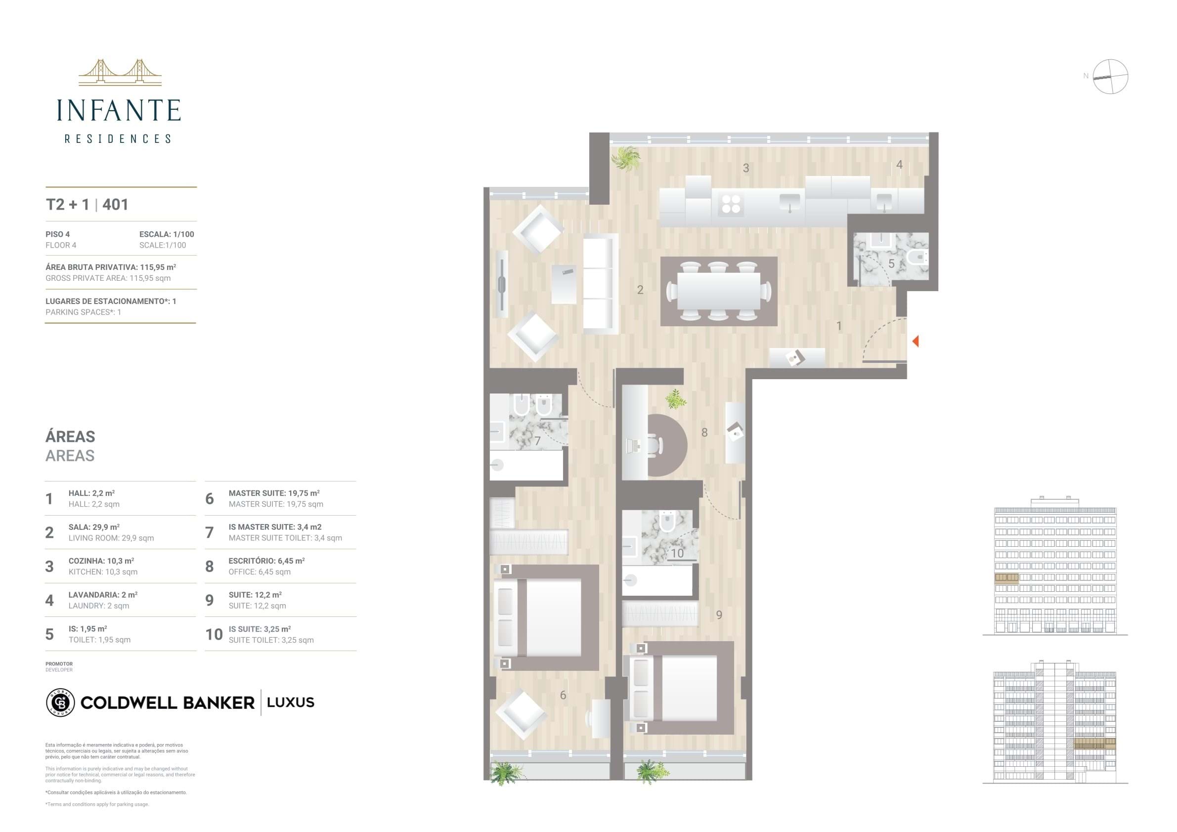 Lisboa, Lisbon, 1350-179, PT, 2 Bedrooms Bedrooms, ,3 BathroomsBathrooms,Residential,For Sale,1700125