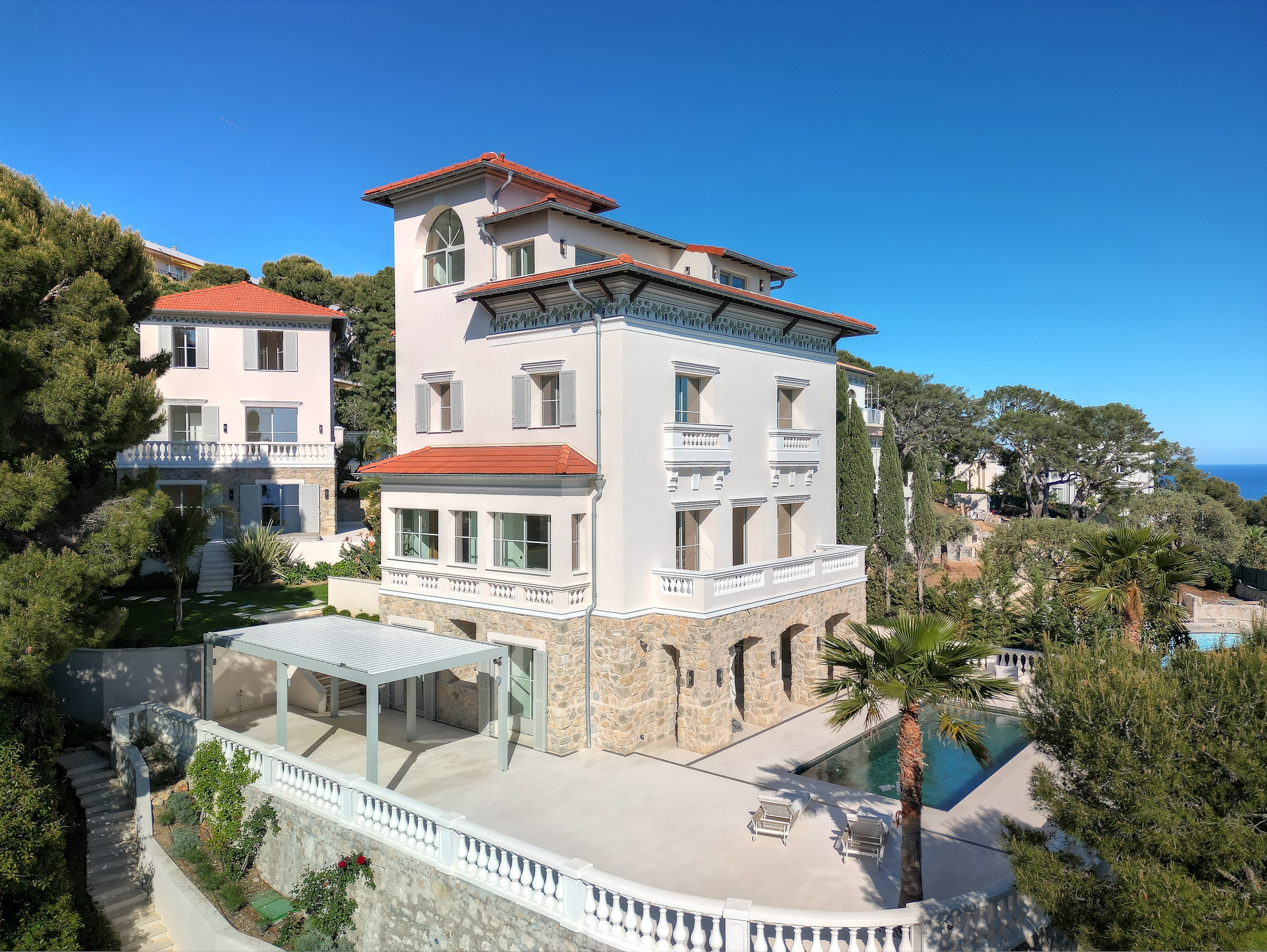  Cap d’Ail luxury estate with two Belle Époque villas, sea views, pool and welln… - 物件實景