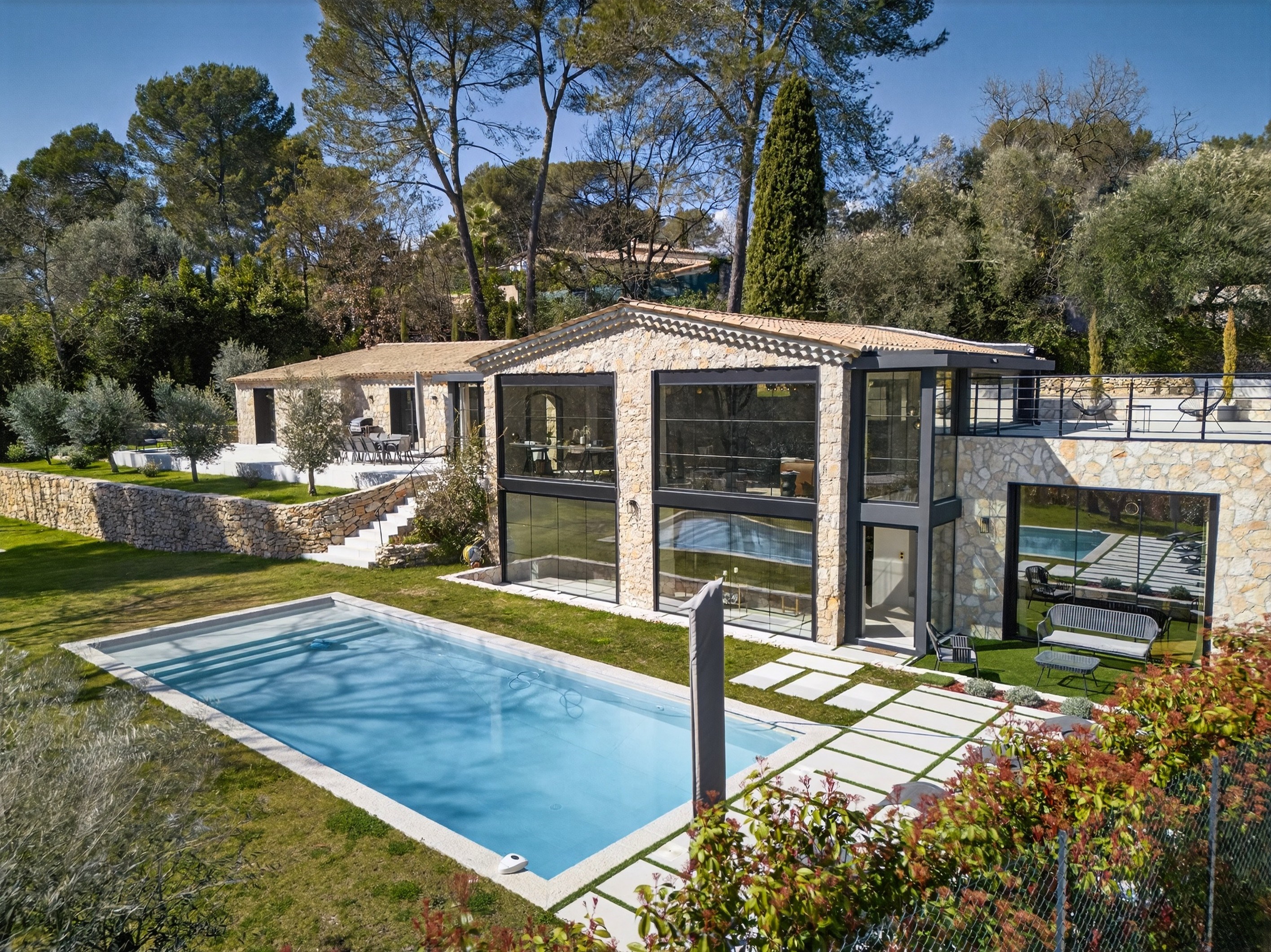  Valbonne near Cannes villa with pool and open views near the Village - 物件實景