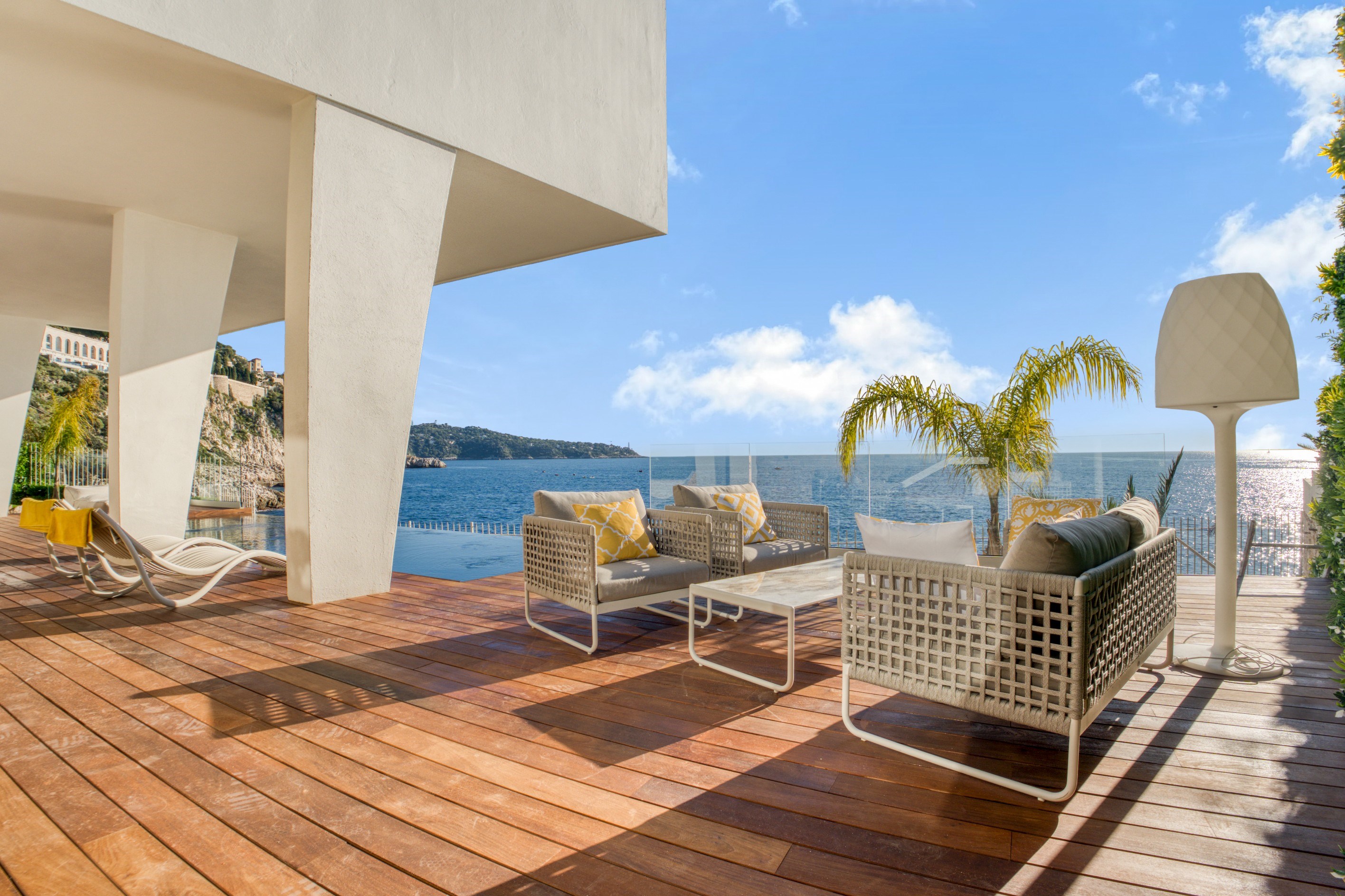  Modernist sea front villa with panoramic sea view and pool, Cap de Nice - 物件實景