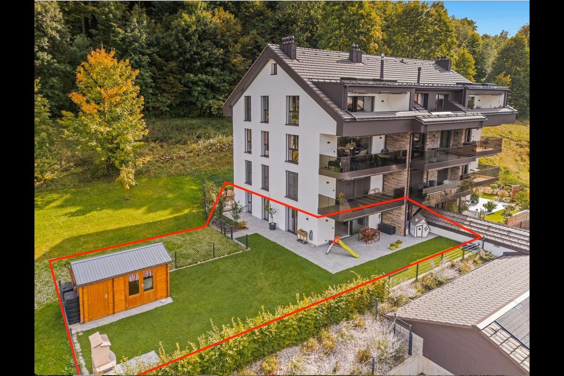  Large, bright 4.5-room apartment with private garden in the heart of Le Brassus - 物件實景
