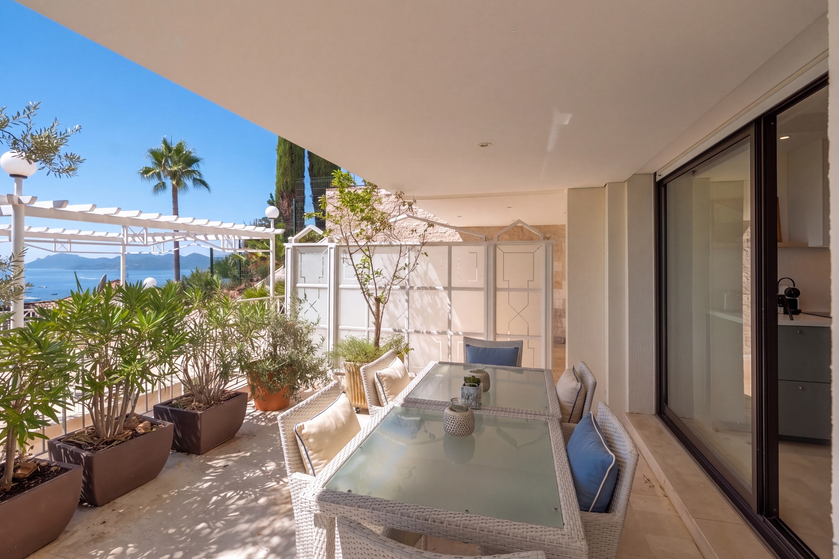  Cannes Californie, three bedroom corner apartment with 60 sqm terrace and panor… - 物件實景