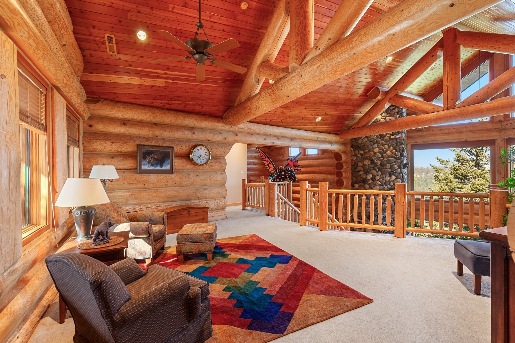  Log Estate overlooking Lake Coeur d