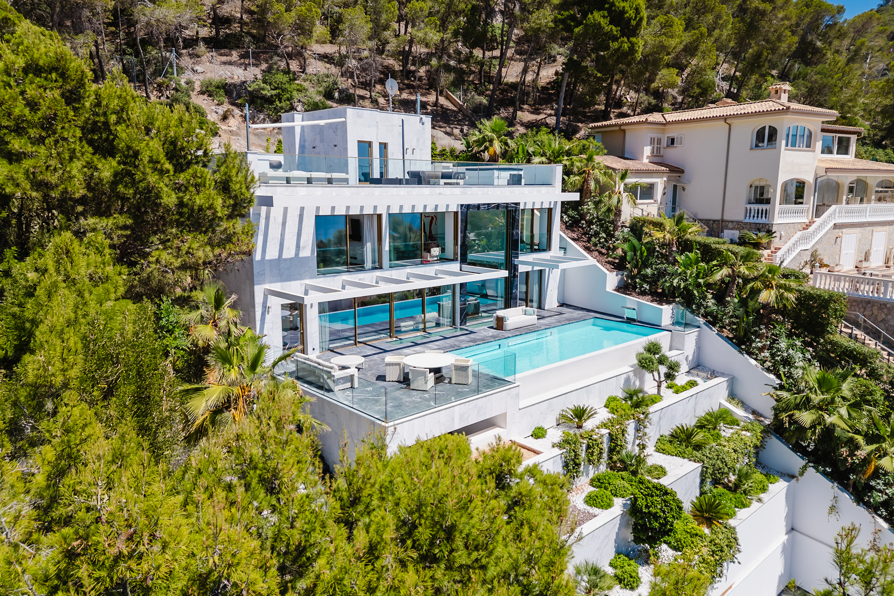  Villa with pool and sea views in Cala Llamp - 物件實景