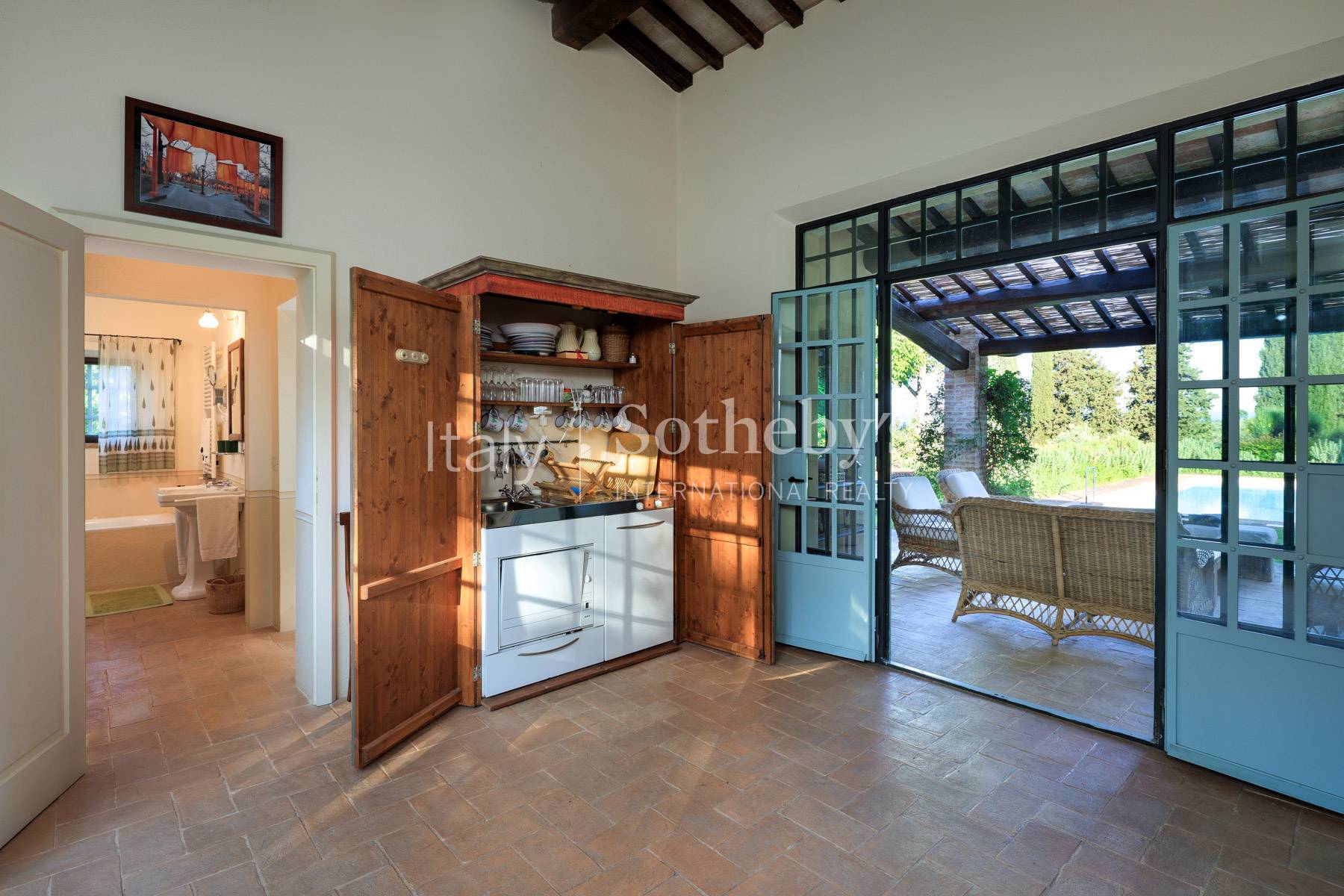  Large country-chic 7 bedroom villa with pool near Cetona - 物件實景