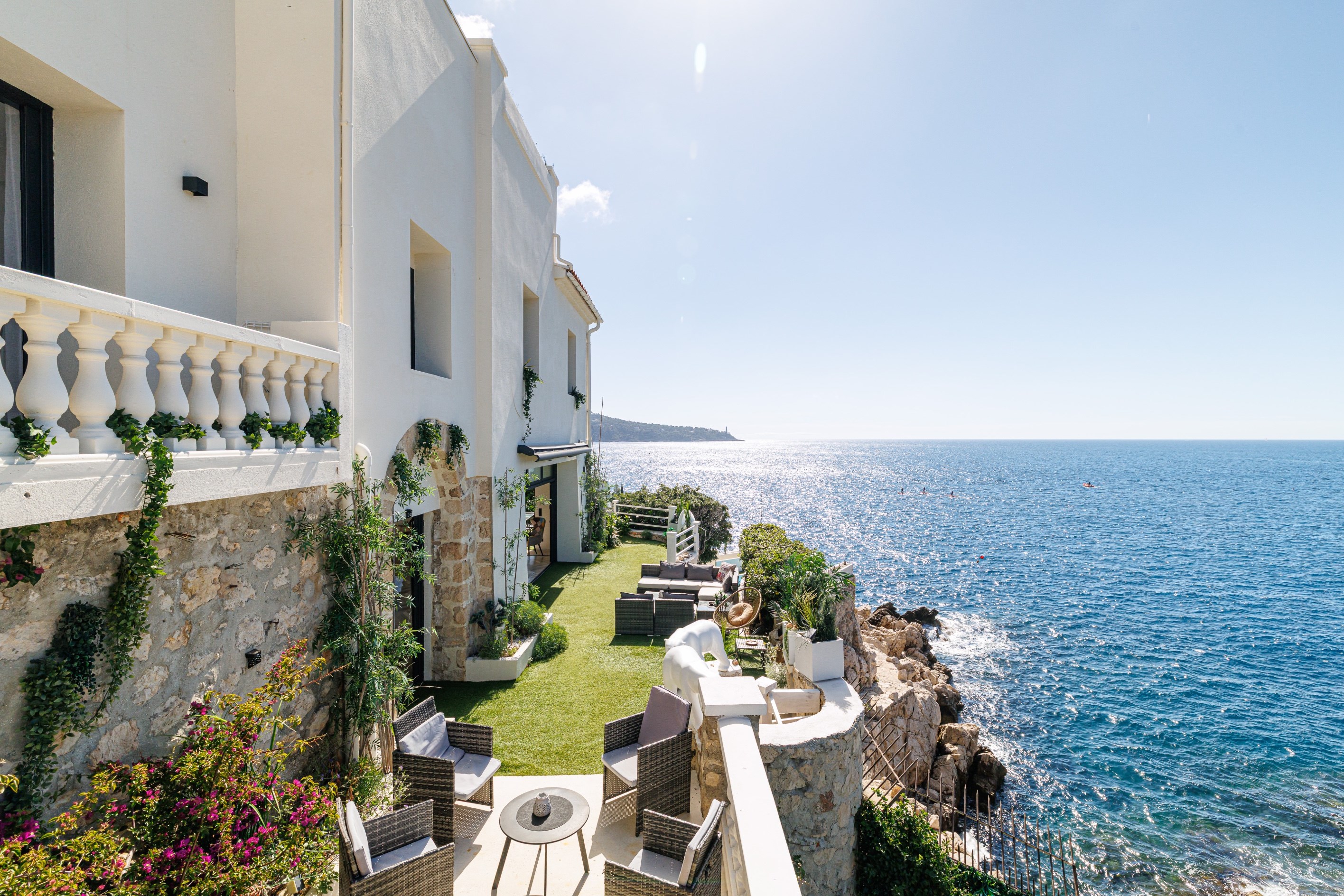  Cap de Nice: 330 m² waterfront villa with private sea access - 物件實景