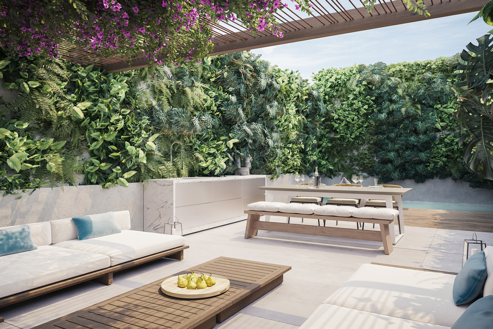  Newly built townhouse with garden and pool in central Poble Nou - 物件實景