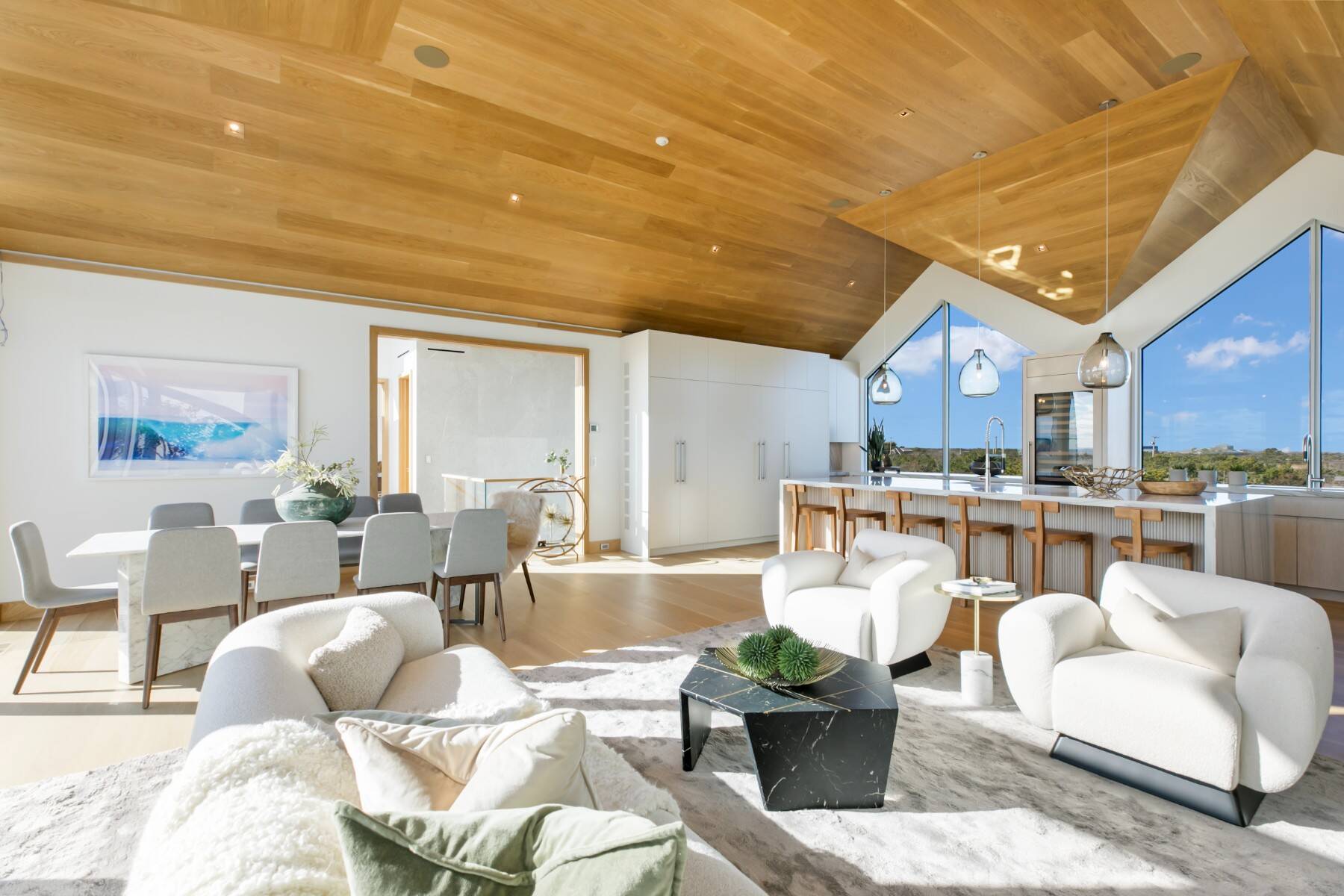  BRAND NEW MODERN OCEANFRONT w/ POOL on 2.6 ACRES IN AMAGANSETT - 物件實景