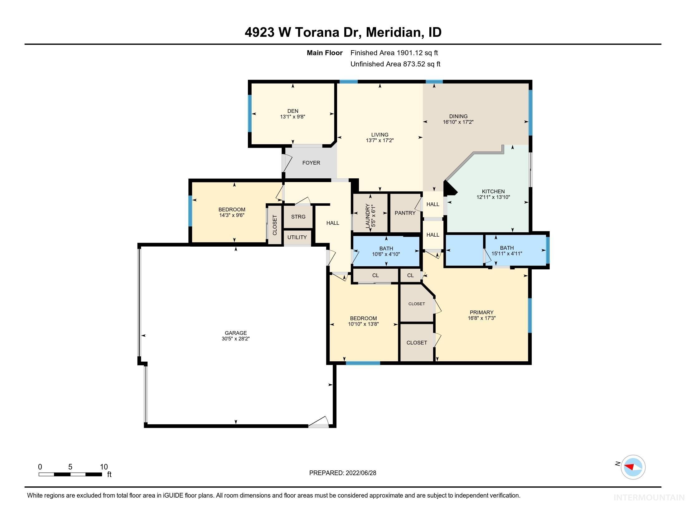 4923 Torana St, Meridian, Idaho, 83646, United States, 3 Bedrooms Bedrooms, ,2 BathroomsBathrooms,Residential,For Sale,4923 Torana St,1627957