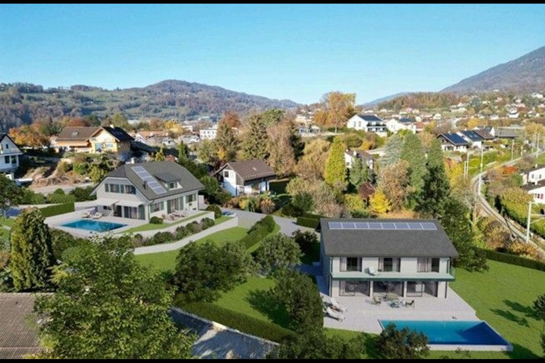  5.5-bedroom detached villa with a pool and lake views - 物件實景
