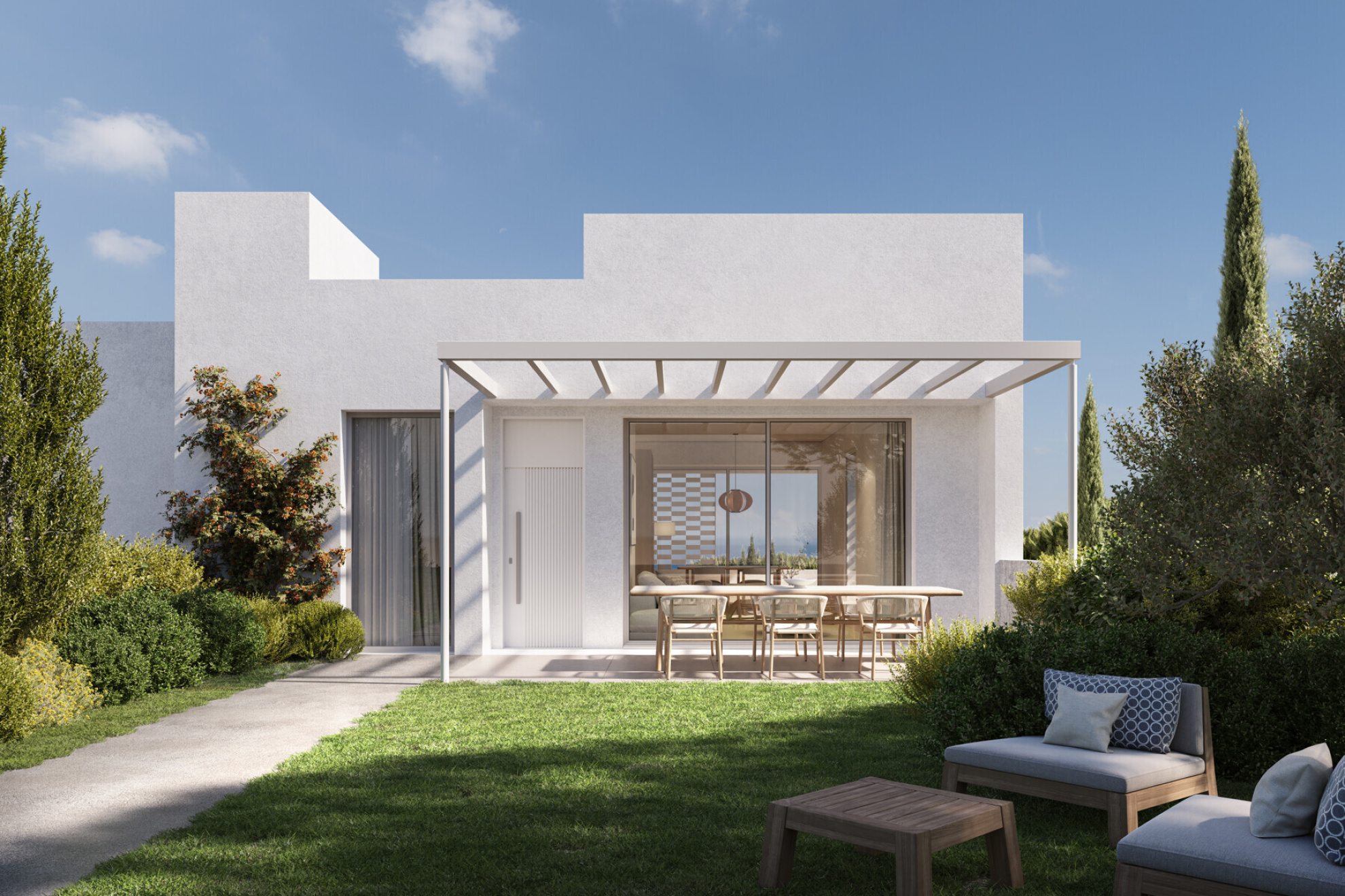  Newly built house with sea views in Caldes d