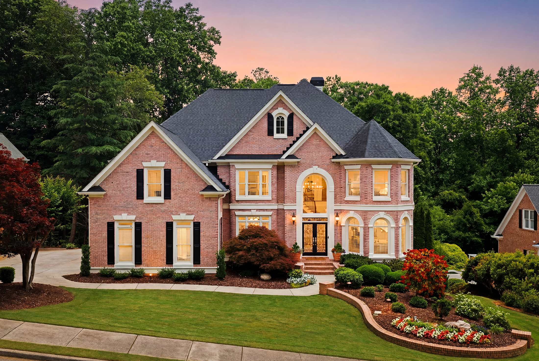  Stately Brick Residence in Alpharetta