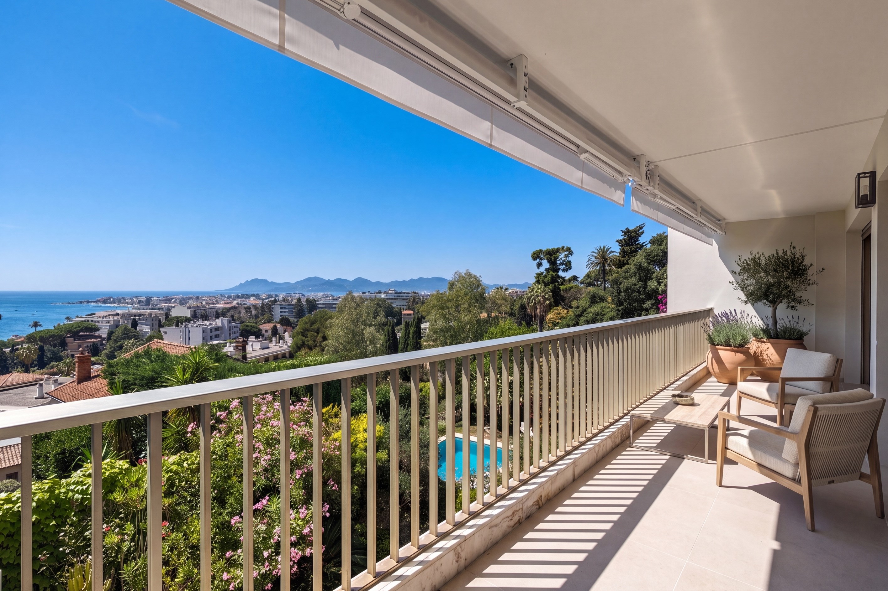  Luxury sea view apartment for sale in Cannes Californie - 物件實景