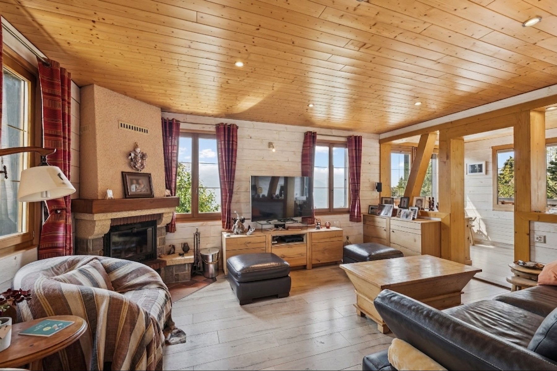  Renovated chalet in the hills above Gryon, independent studio, breathtaking view - 物件實景