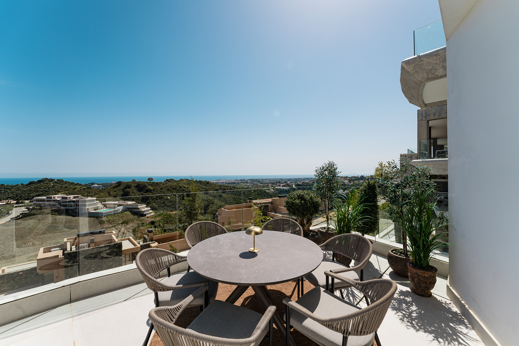  Duplex penthouse with terraces and sea views in Real de La Quinta - 物件實景