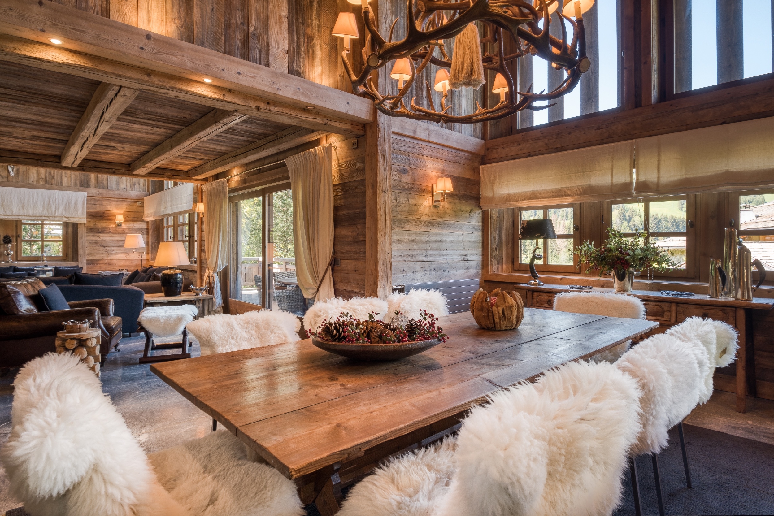  Chalet Bella Vista : 460 sqm of authenticity nestled in the heights of Megève - 物件實景