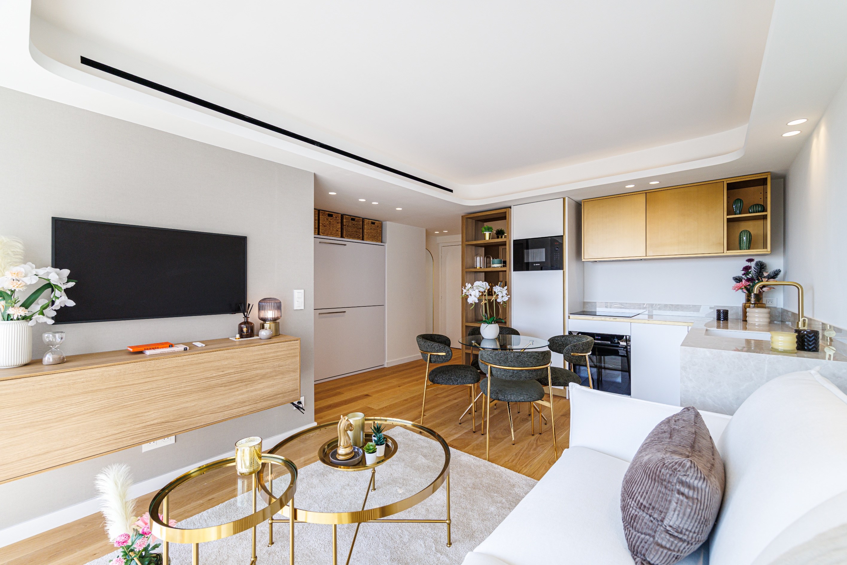  Cannes Palm Beach studio 25 sqm renovated terrace sea view investment near beach - 物件實景