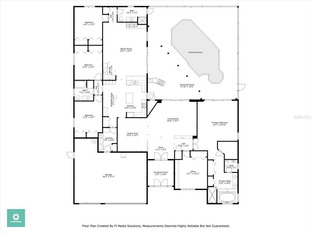 Parrish, Florida, 34219, United States, 4 Bedrooms Bedrooms, ,3 BathroomsBathrooms,Residential,For Sale,1925912