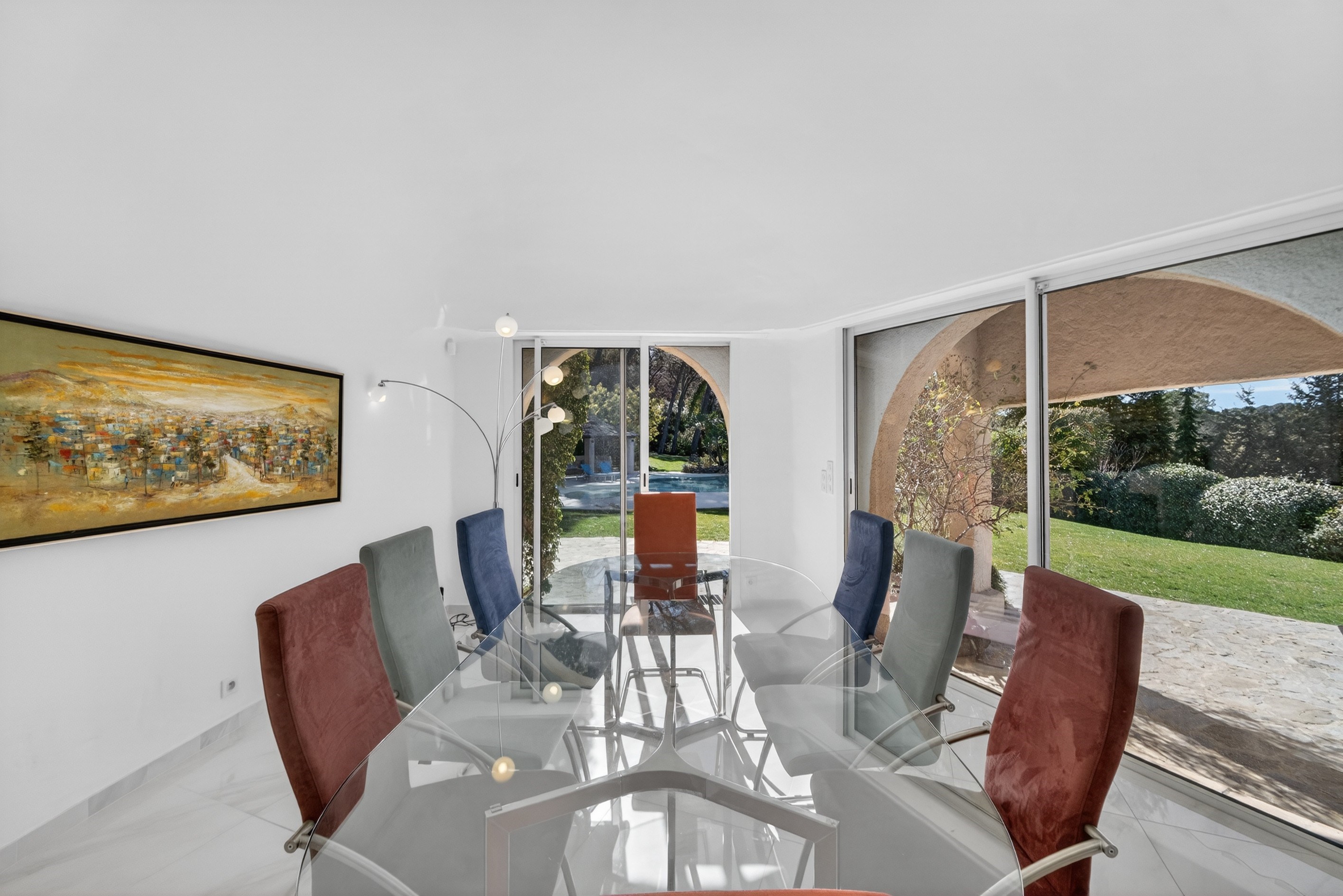  Mouans-Sartoux near Cannes, Couëlle style bastide with pool and valley views - 物件實景