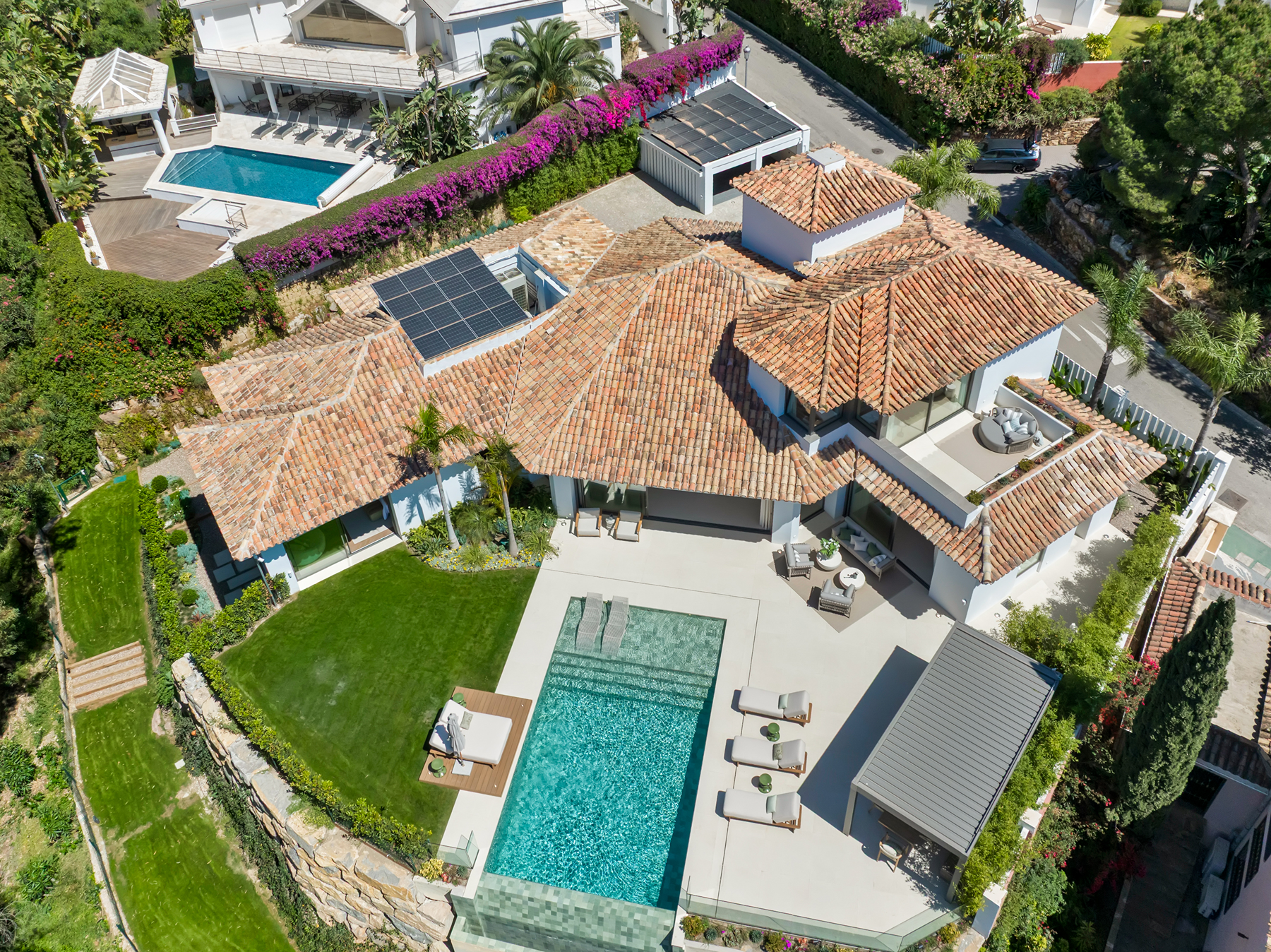  Contemporary Mediterranean villa with sea views in La Quinta - 物件實景