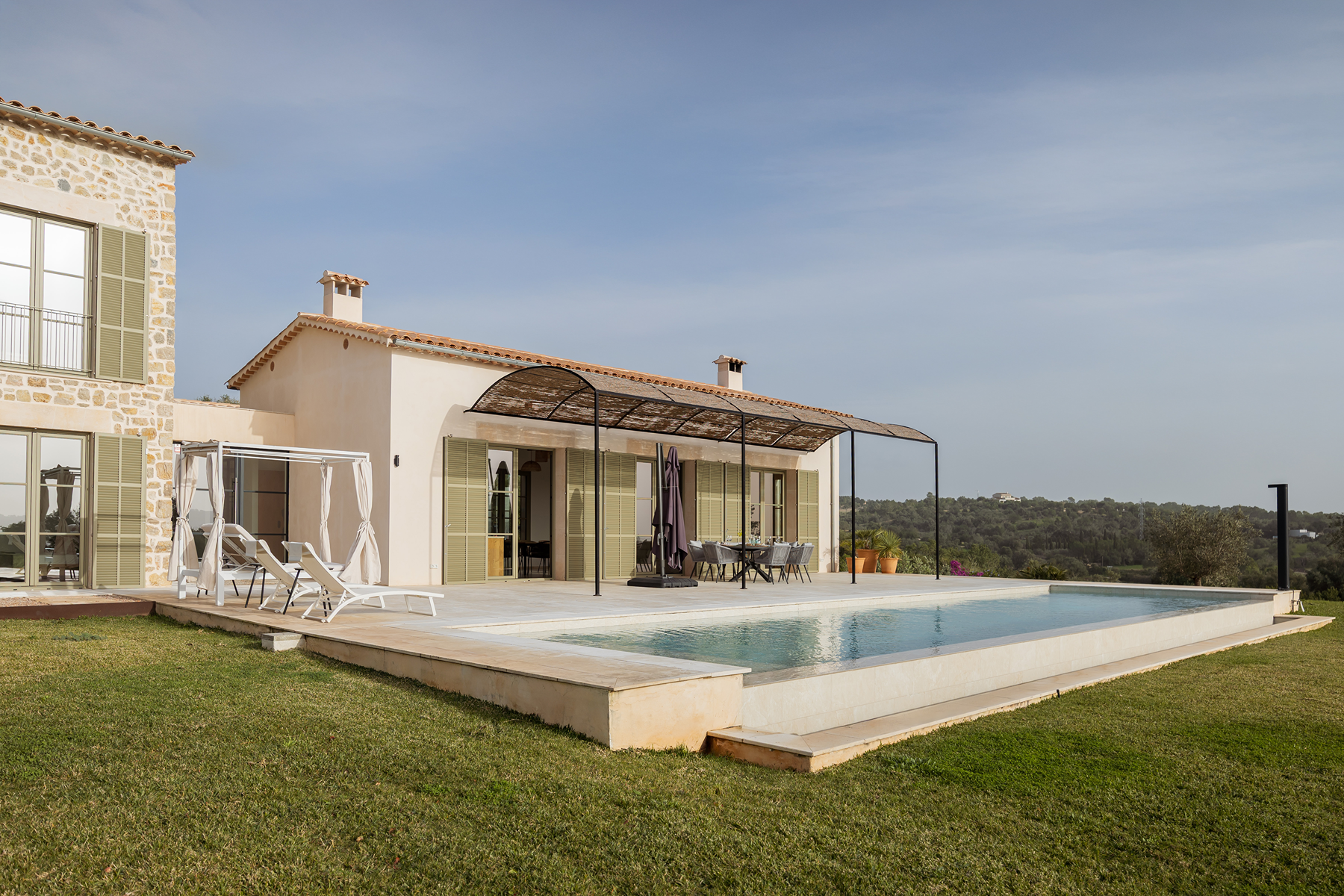  Contemporary country house with pool in Son Mora Negri near Porreres - 物件實景