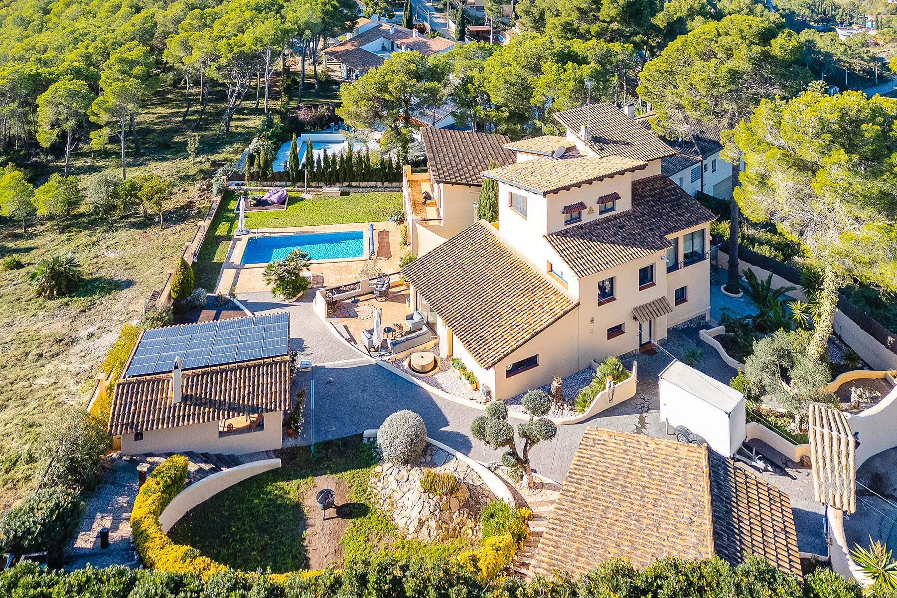 Mediterranean Villa with sea views in Mas Mestre, 15 min from Sitges - 物件實景